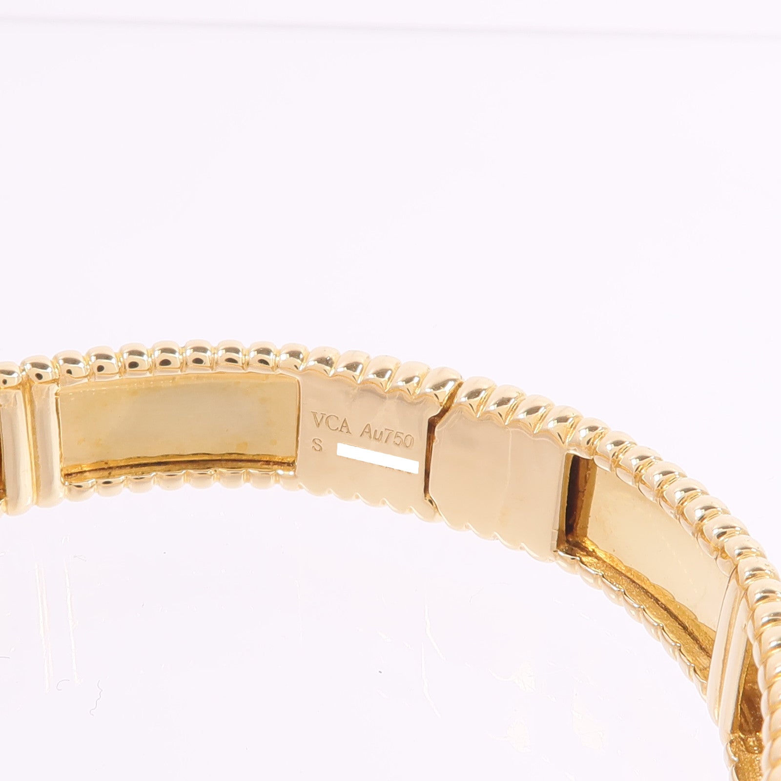 Van Cleef & Arpels 18K黃金Perlee Signature Bracelet手鐲