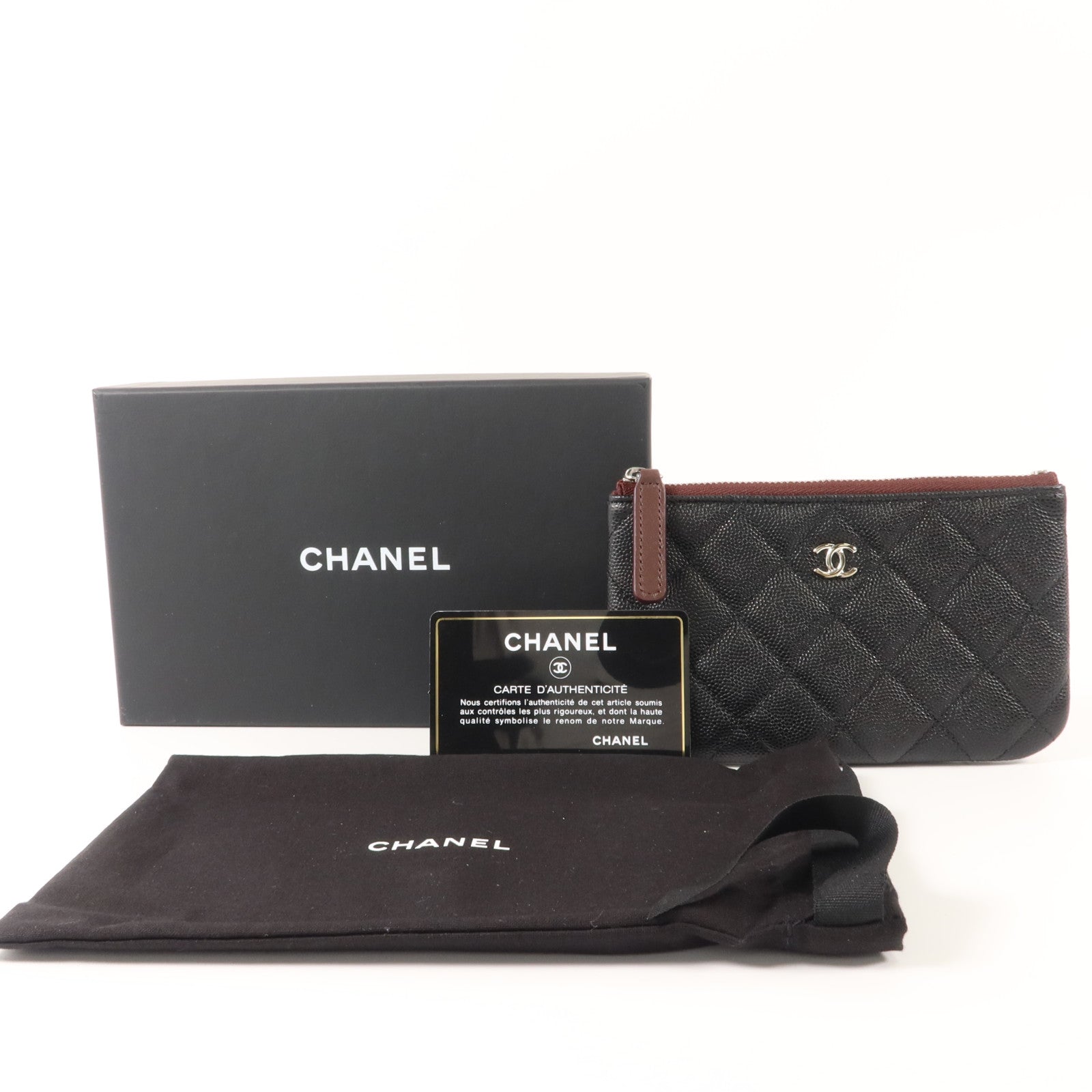 CHANEL 牛皮皮革Coin Pouch手拿包