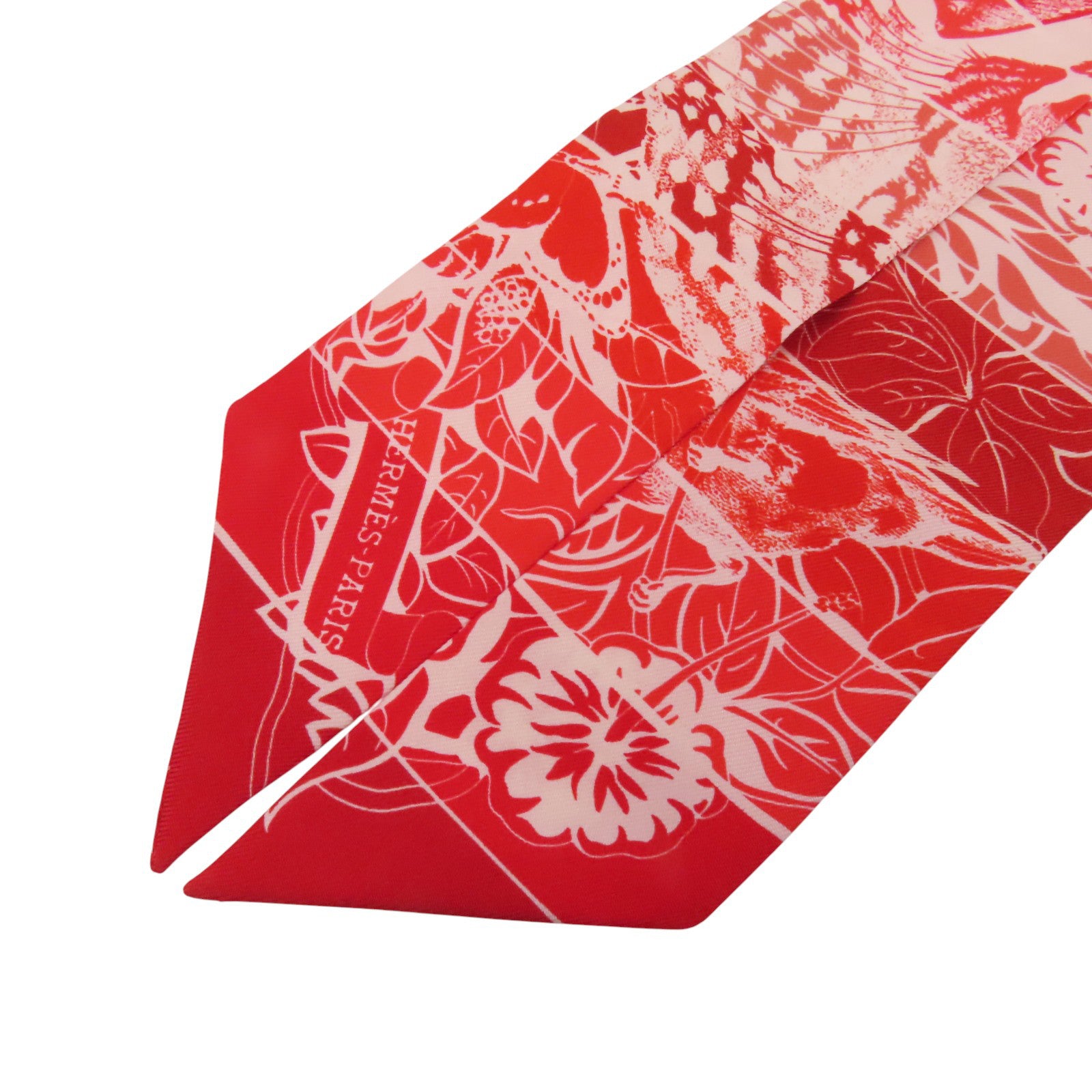 HERMES 絲質Twilly Scarf絲巾