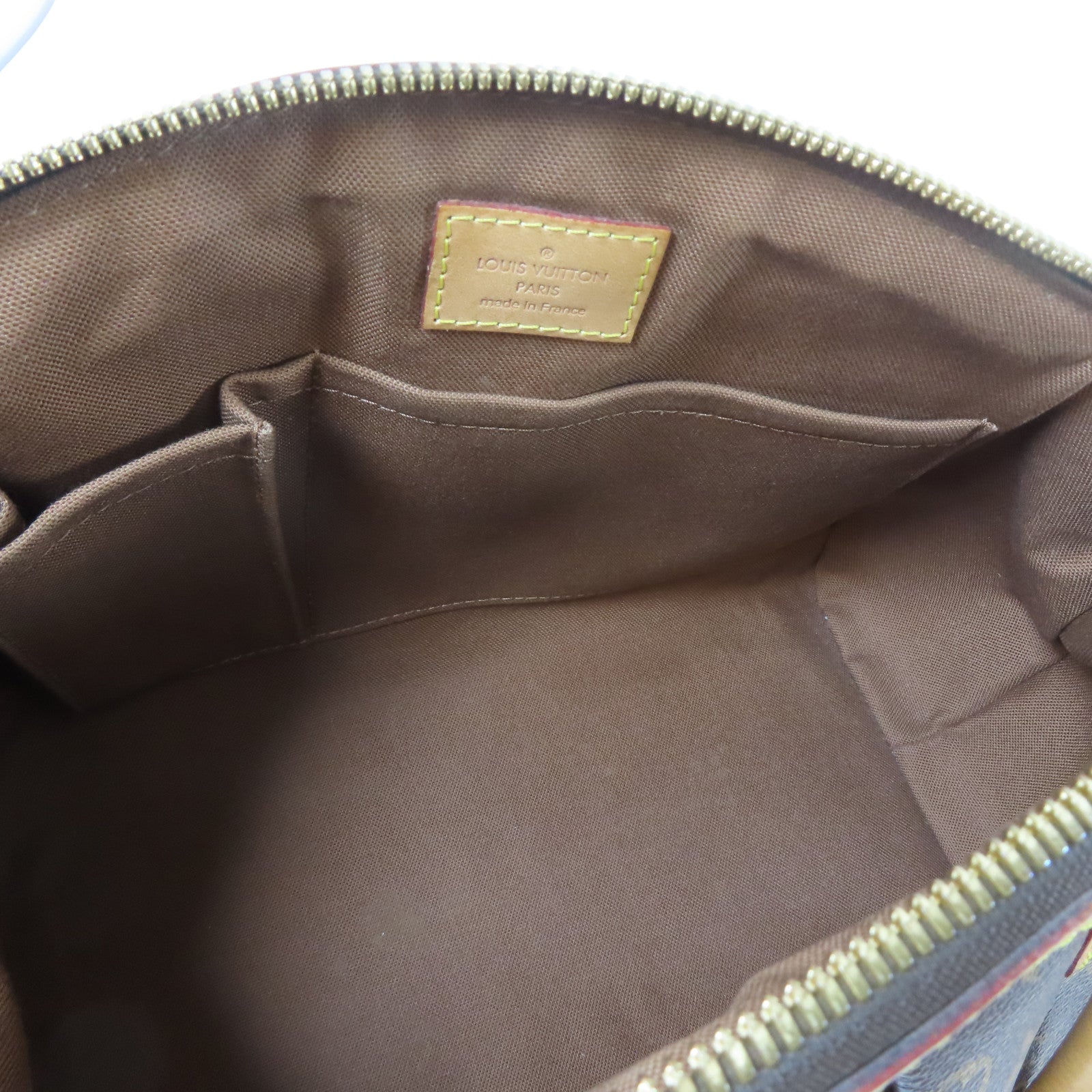LOUIS VUITTON Monogram Tivoli PM金扣手挽袋啡色