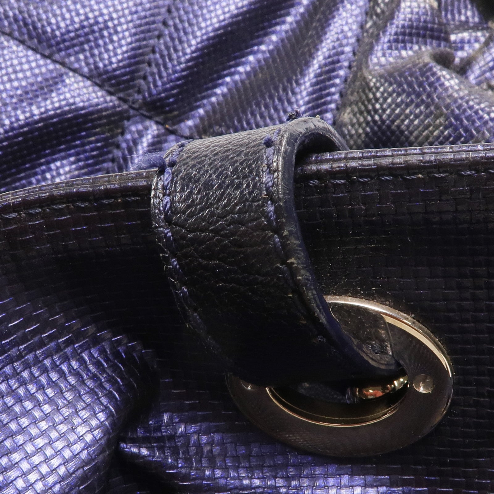 CHANEL 塗層帆布Paris Biarritz Tote Bag銀扣手挽袋