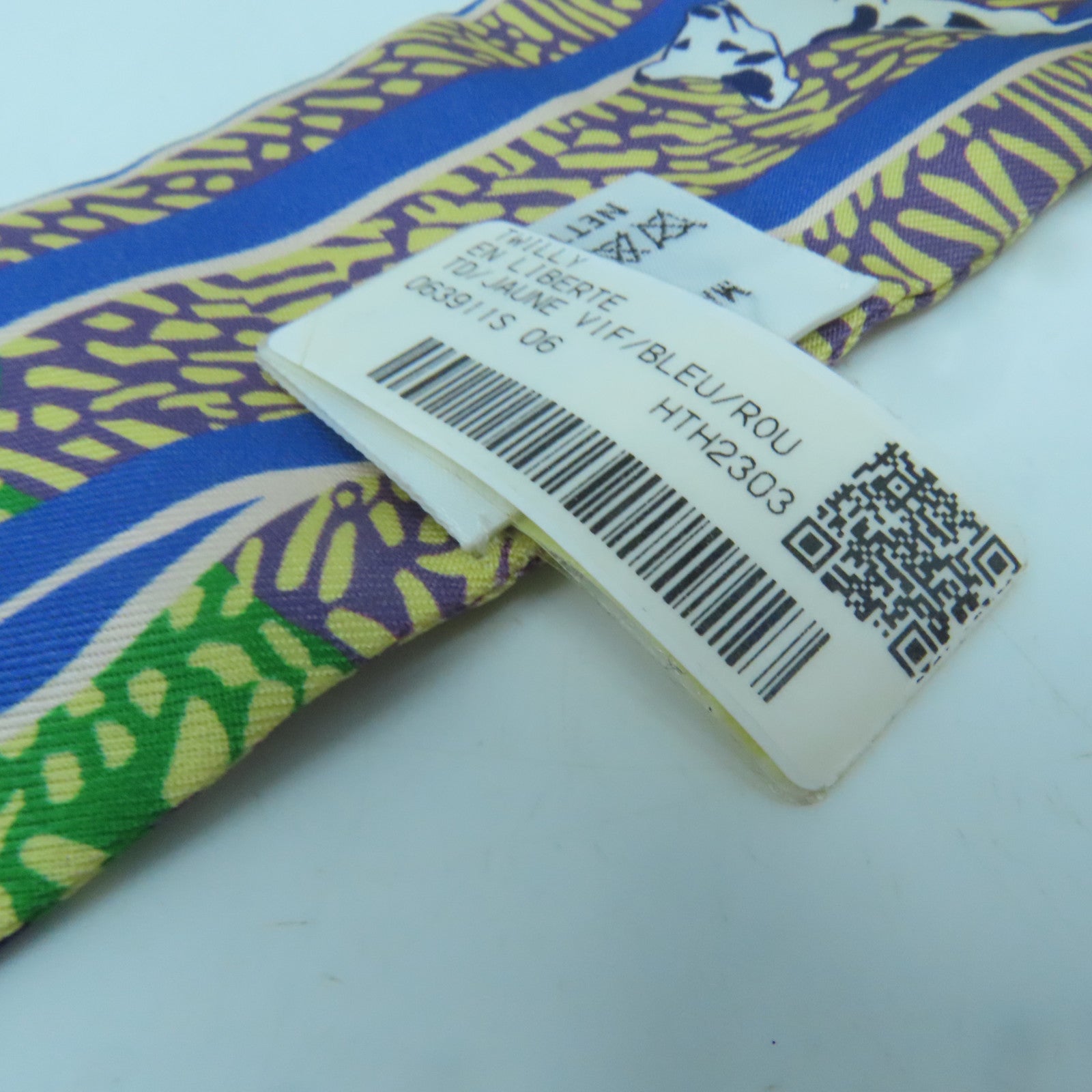 HERMES 【激減優惠】絲質Twilly絲巾彩色