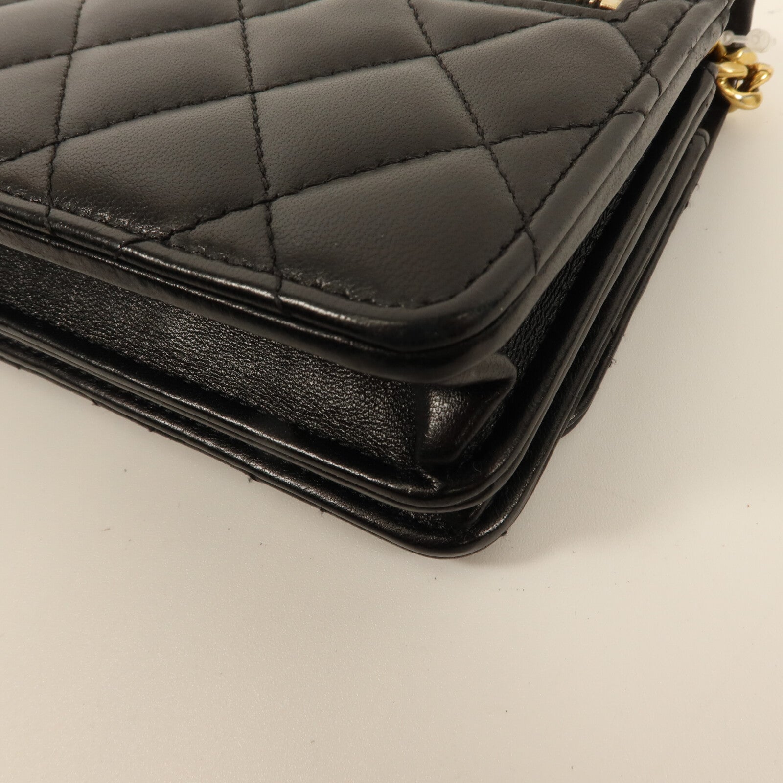 CHANEL 羊皮皮革Chain Shoulder鏈帶肩背袋