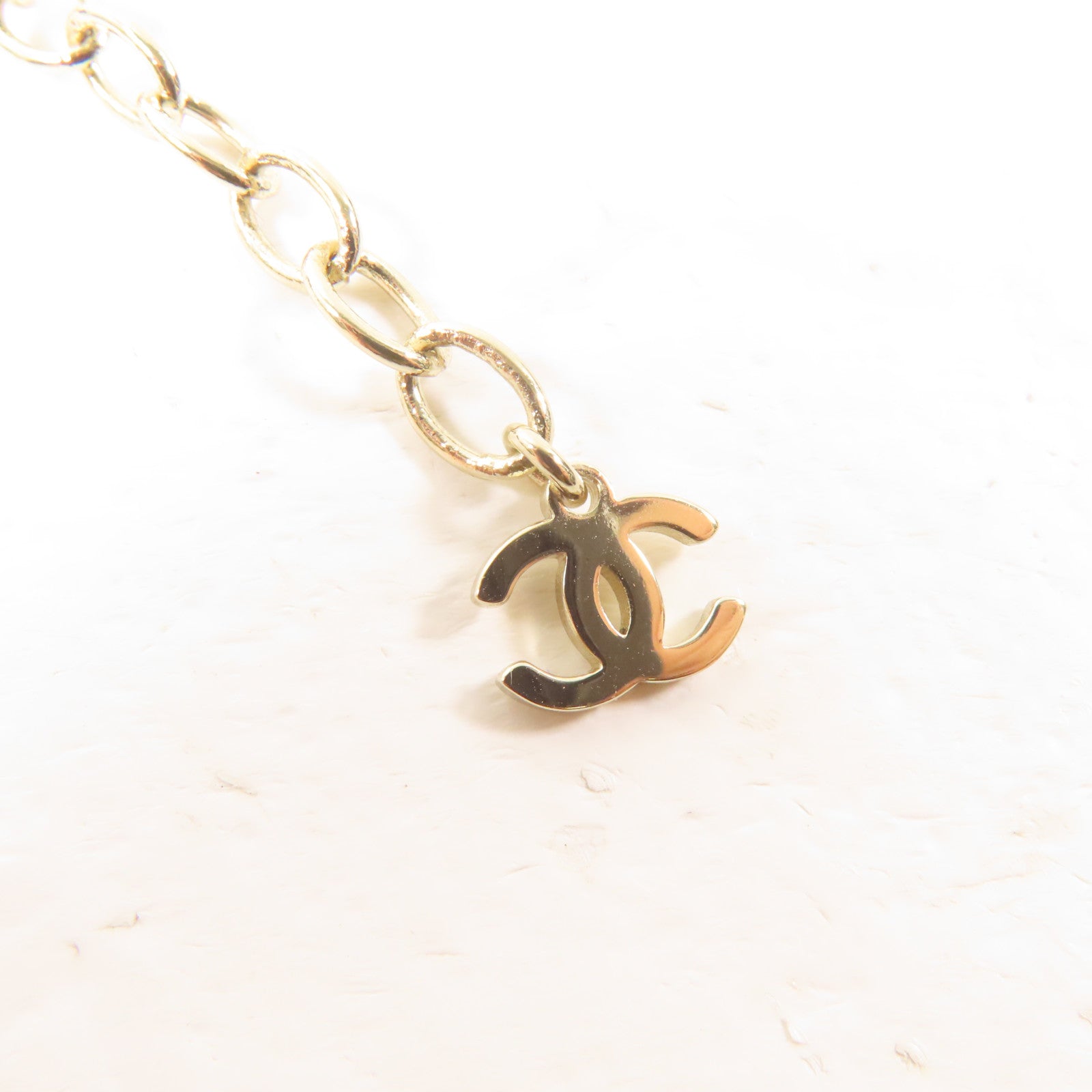 CHANEL 金屬Necklace項鍊金色