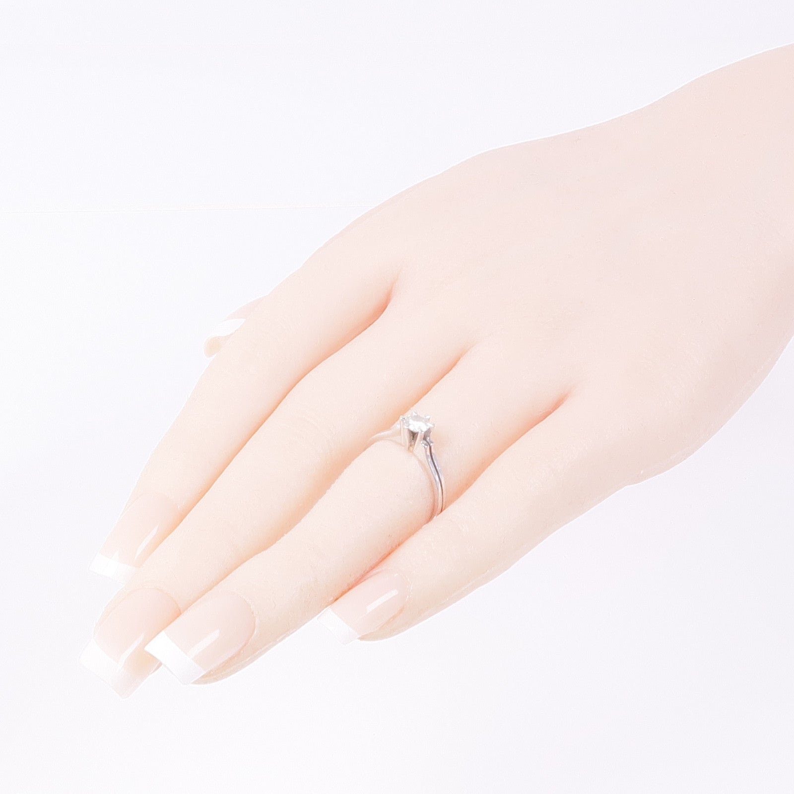 JEWELRY PT950鉑金Diamond Ring鑽石戒指US#4.75