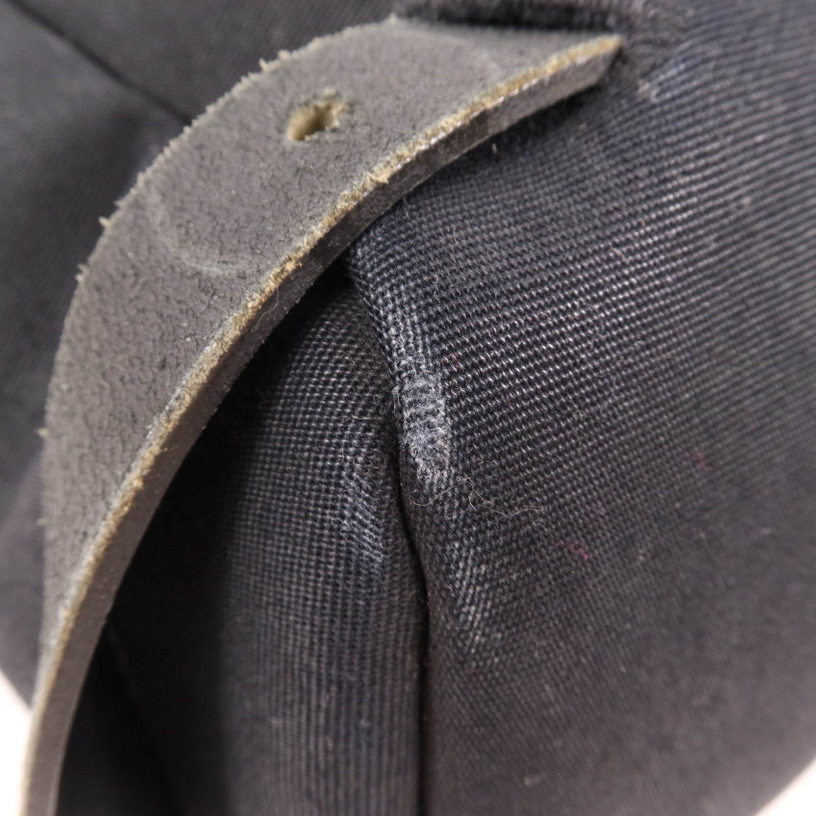 HERMES 帆布Herbag Backpack銀扣背包