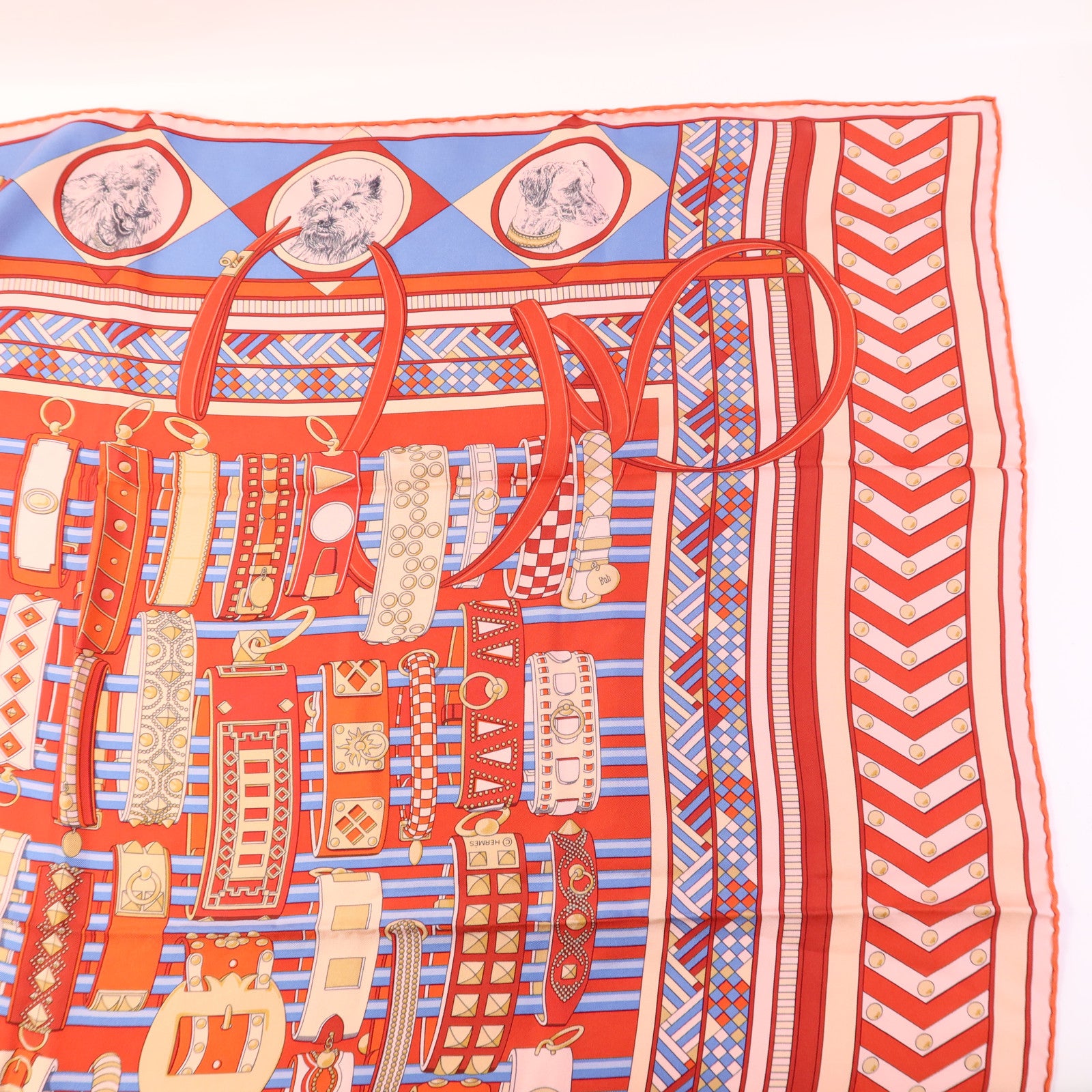 HERMES 絲質Scarf 90X90絲巾