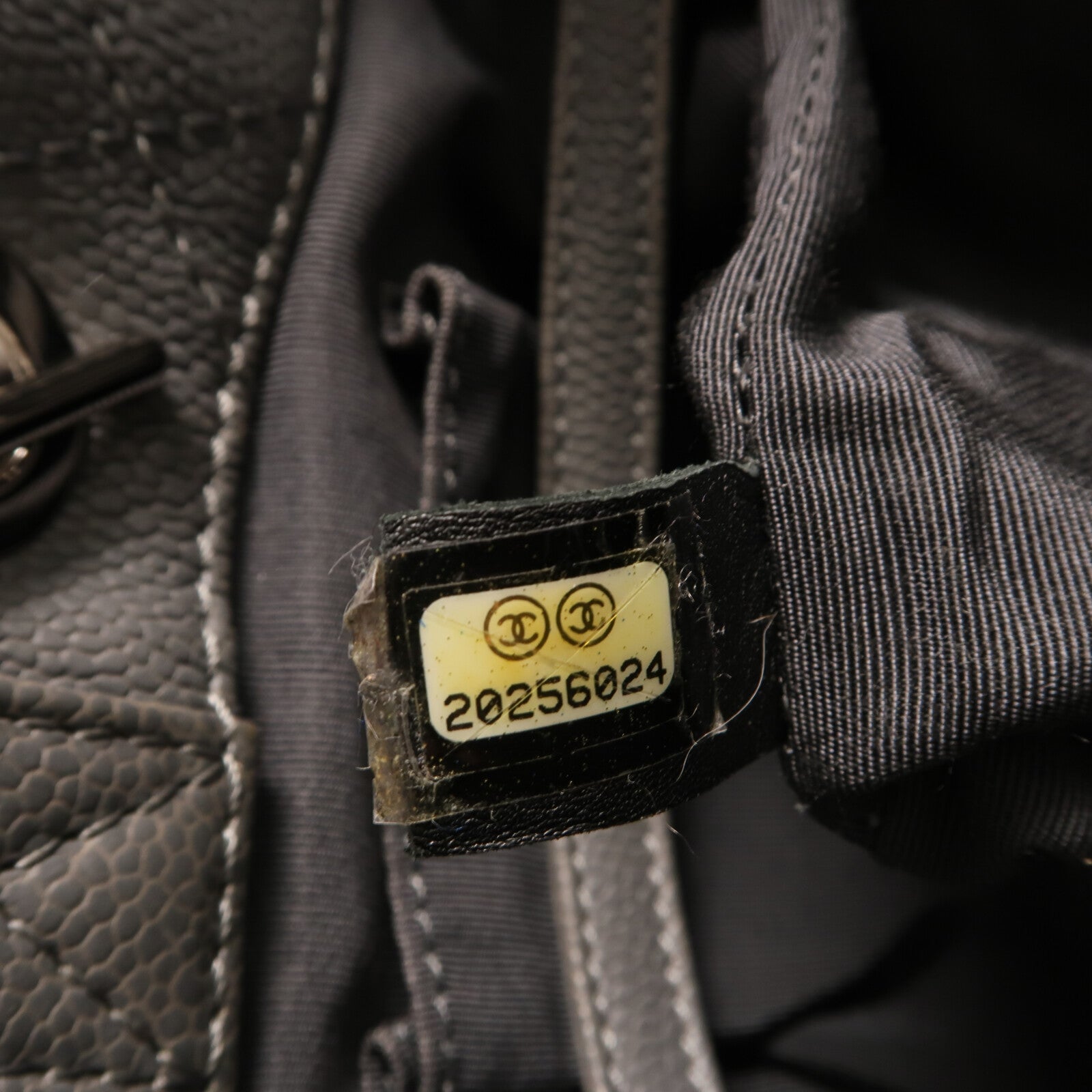 CHANEL 牛皮皮革Shoulder Bag銀扣手挽肩背兩用袋