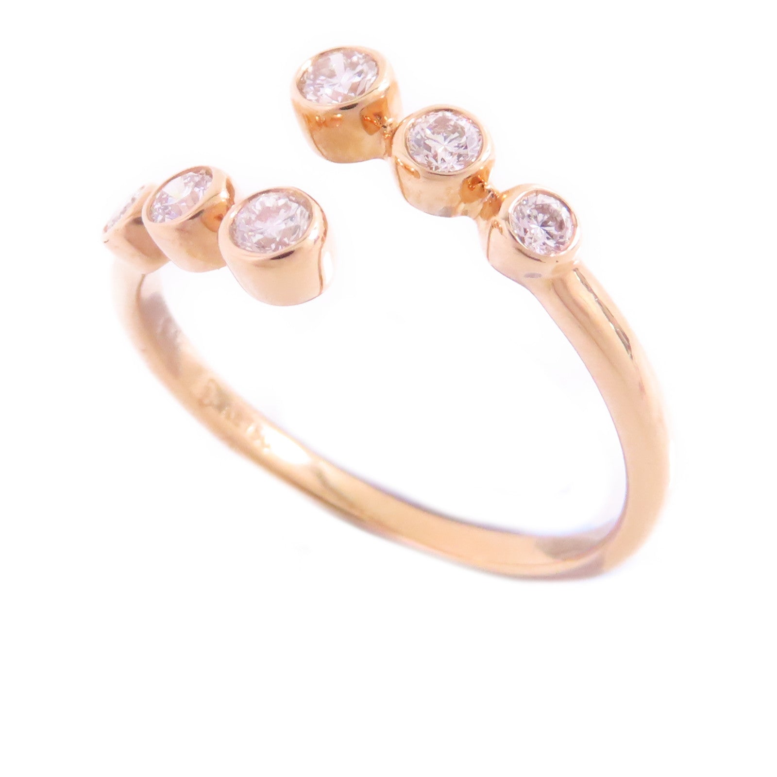 JEWELRY 18K玫瑰金/鑽石Diamond Ring戒指US#5.75