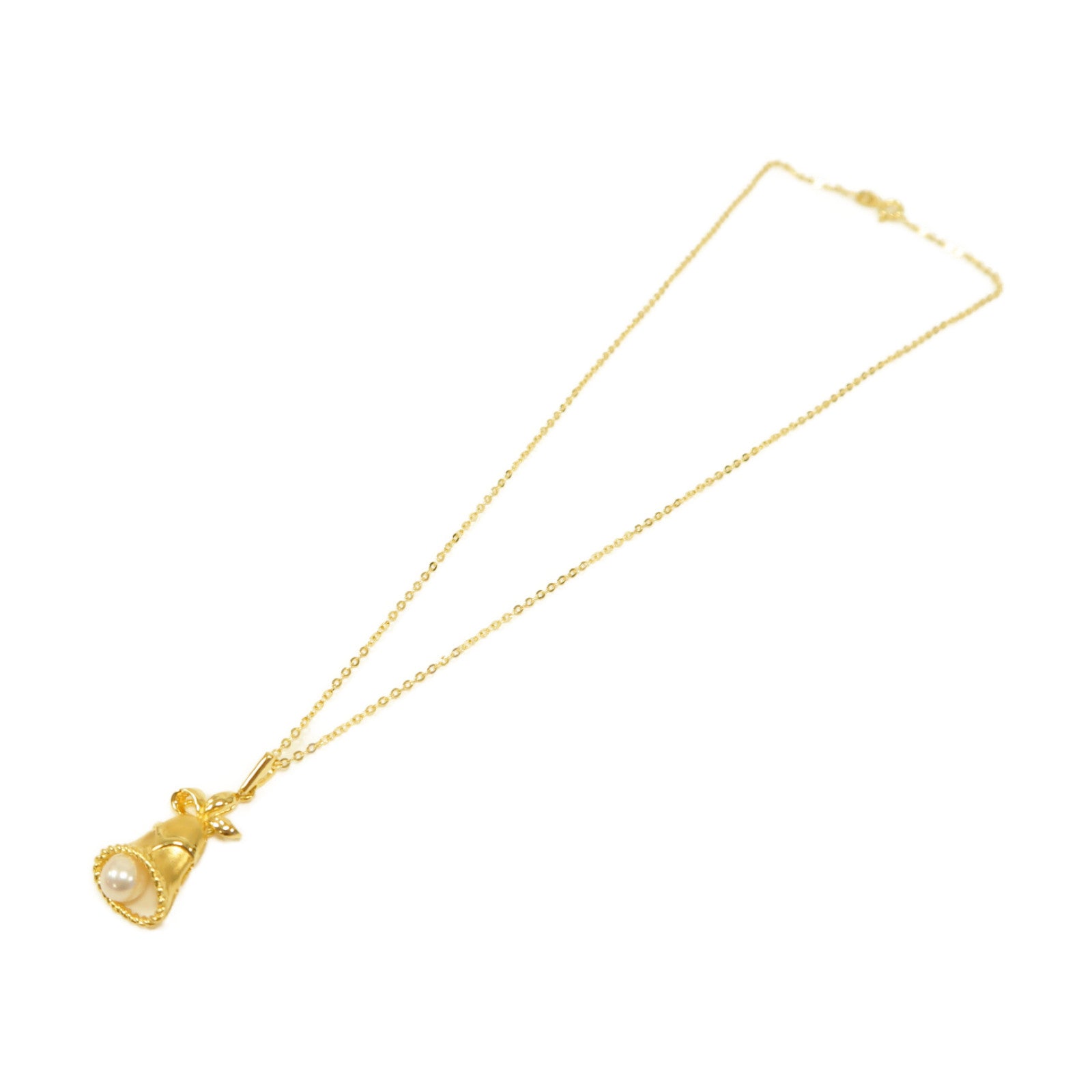 MIKIMOTO 珍珠/18K黃金Necklace項鍊金色