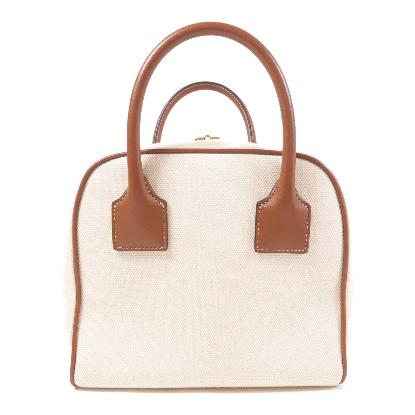 BURBERRY 帆布2 Way Shoulder金扣手挽肩背兩用袋