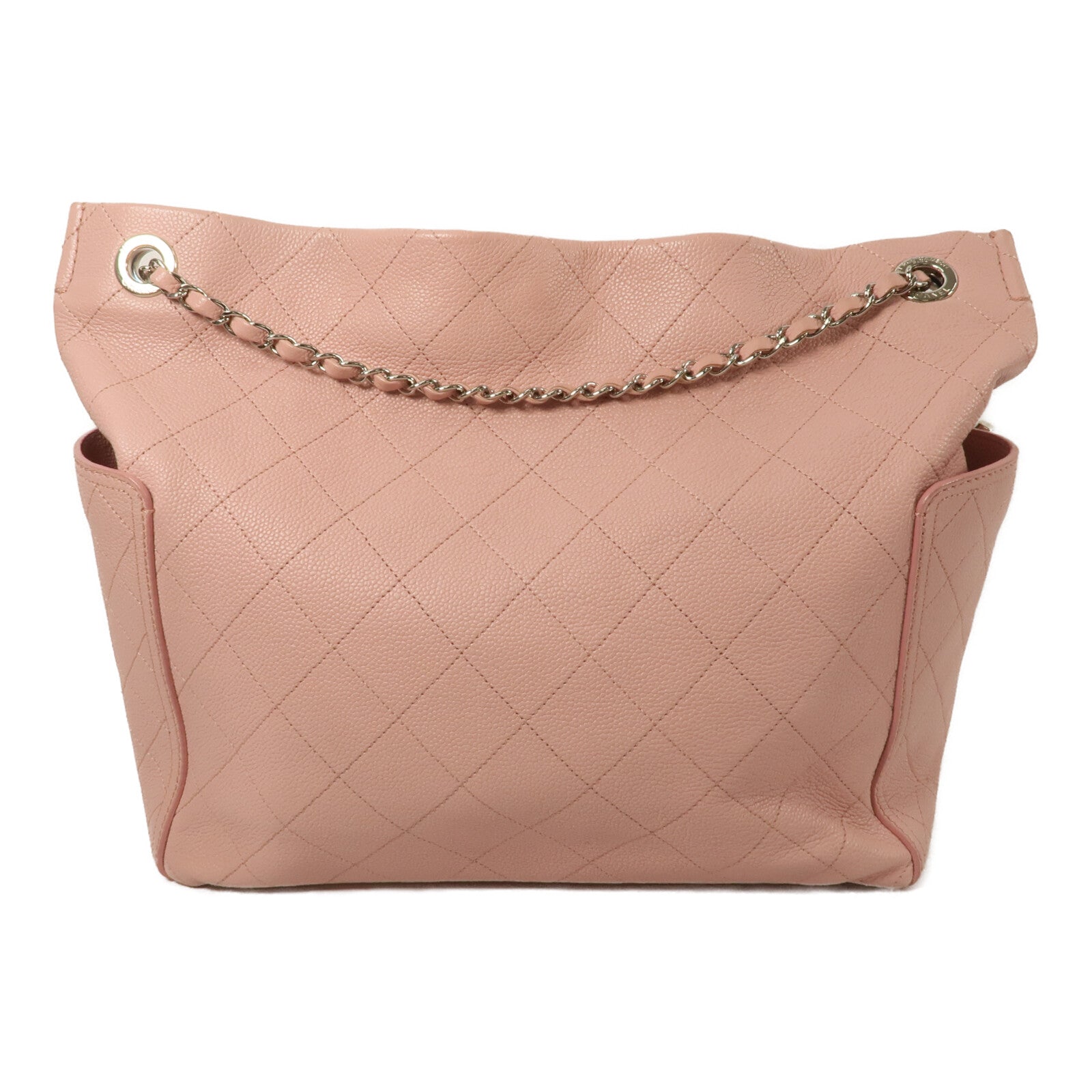 CHANEL 牛皮皮革CC Pocket Hobo鏈帶肩背袋