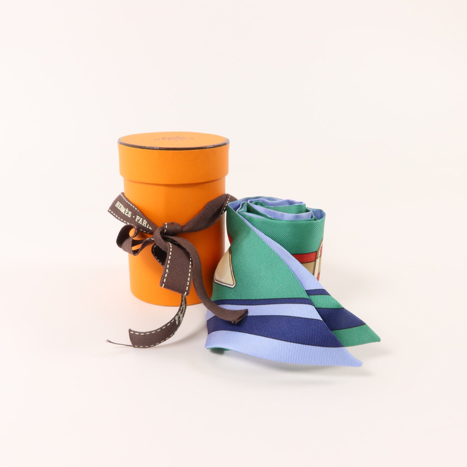 HERMES 絲質Twilly絲巾