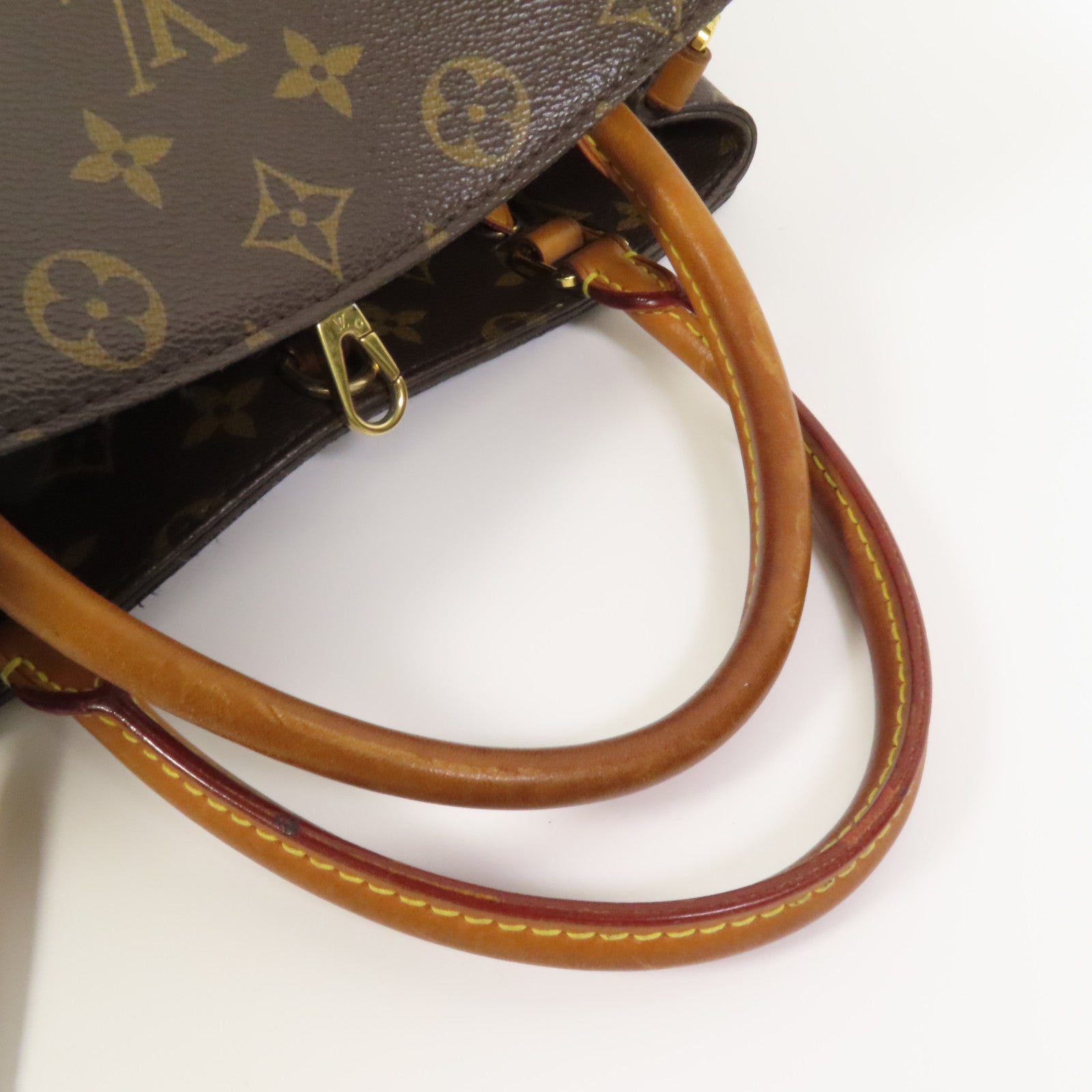 LOUIS VUITTON Monogram Montaigne MM金扣手挽肩背兩用袋