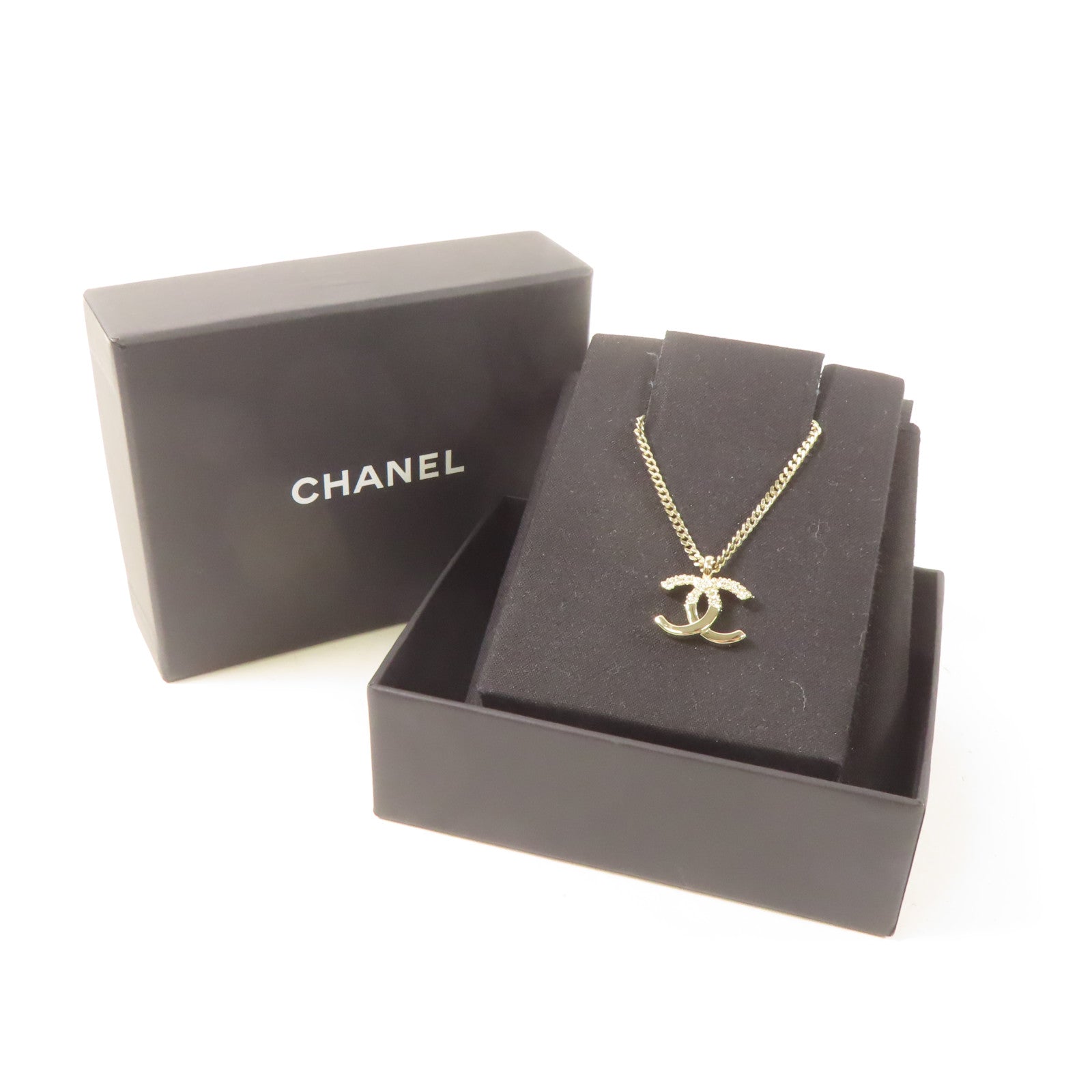 CHANEL 金屬Necklace項鍊金色