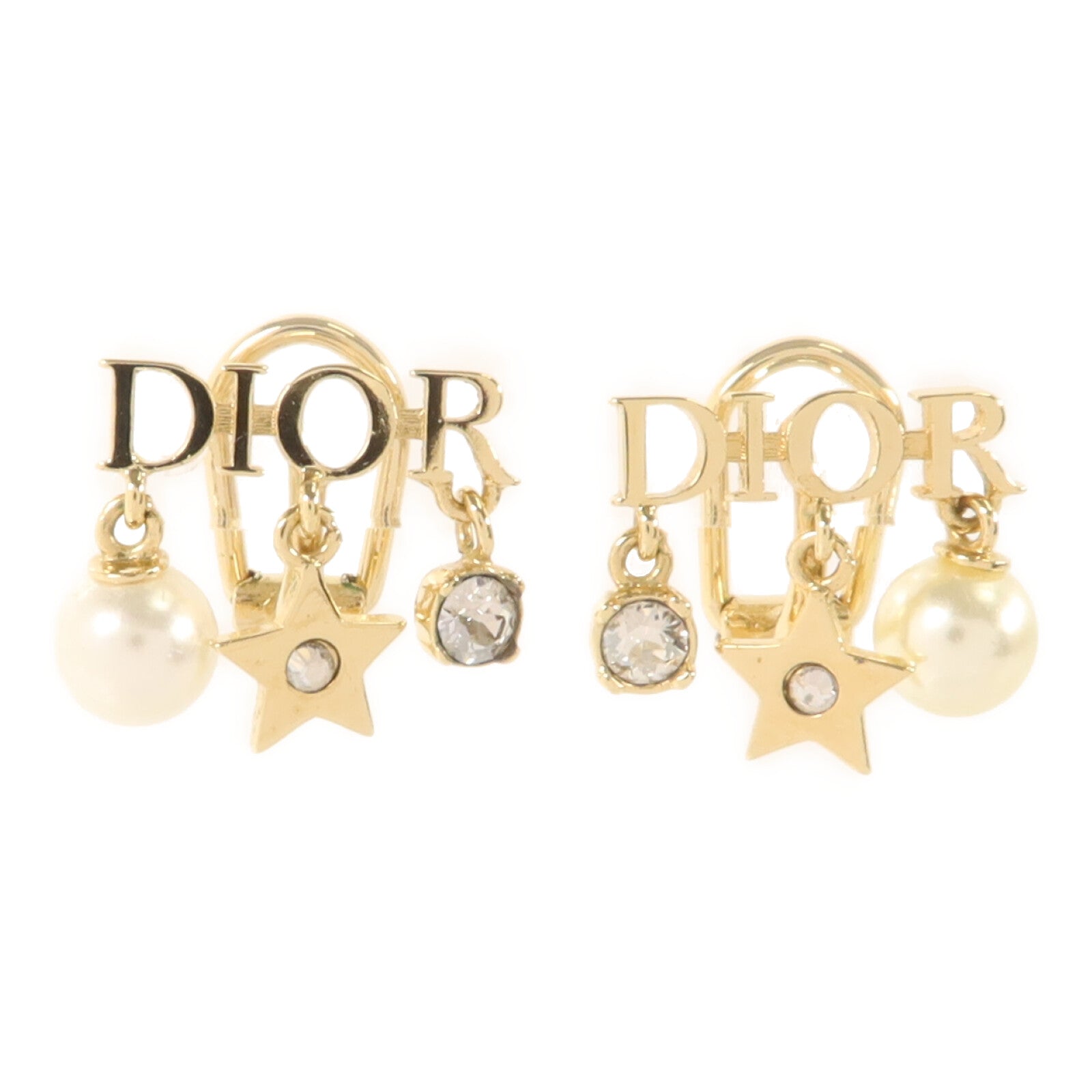 Dior 金屬Clipped Earring耳環