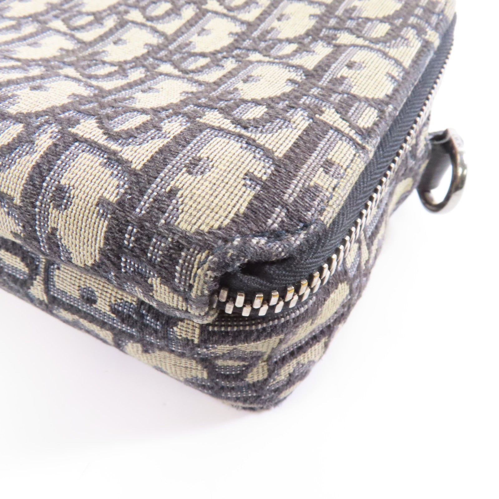Dior 帆布Camera Bag銀扣肩背袋黑色