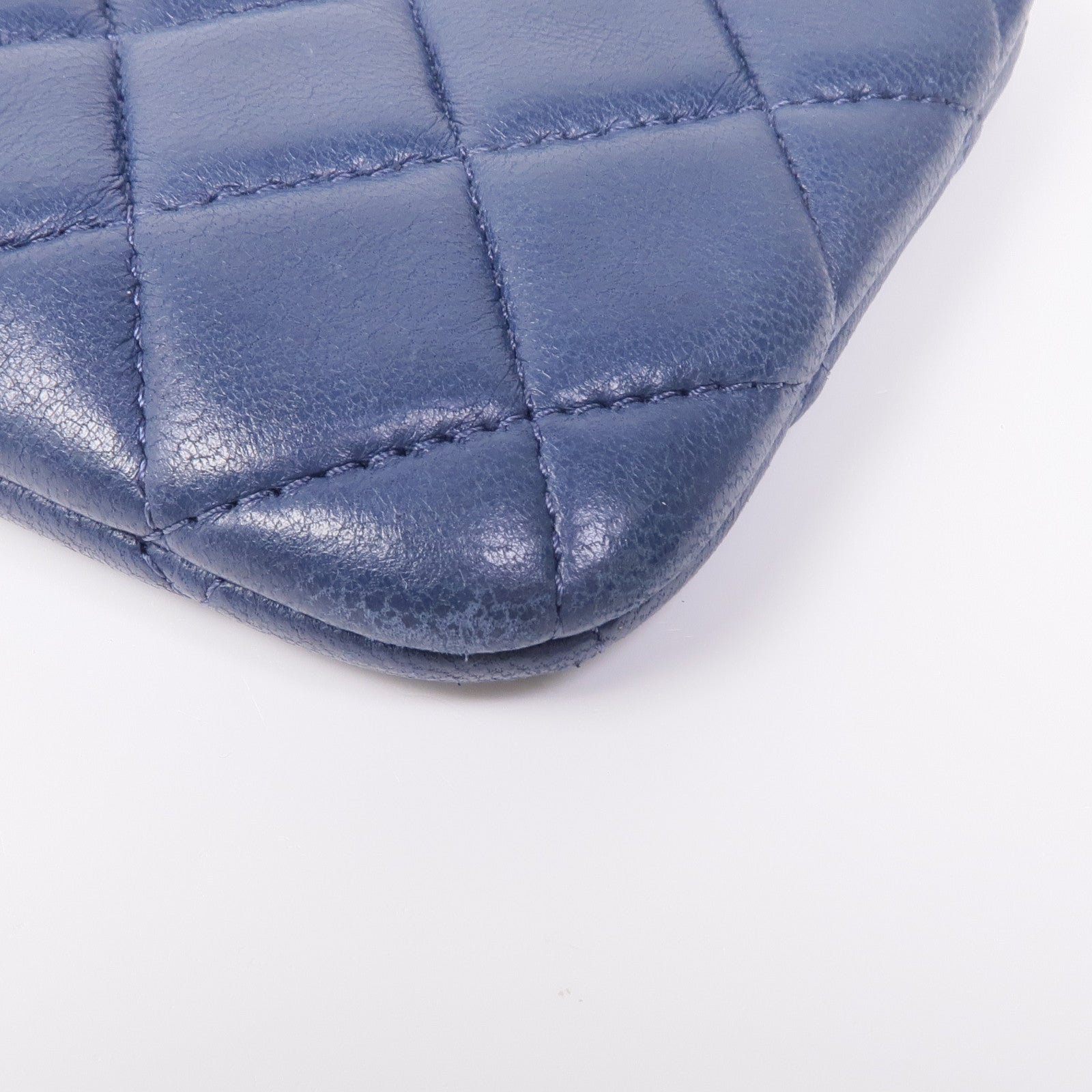 CHANEL 羊皮皮革Coin Purse銀扣零錢包