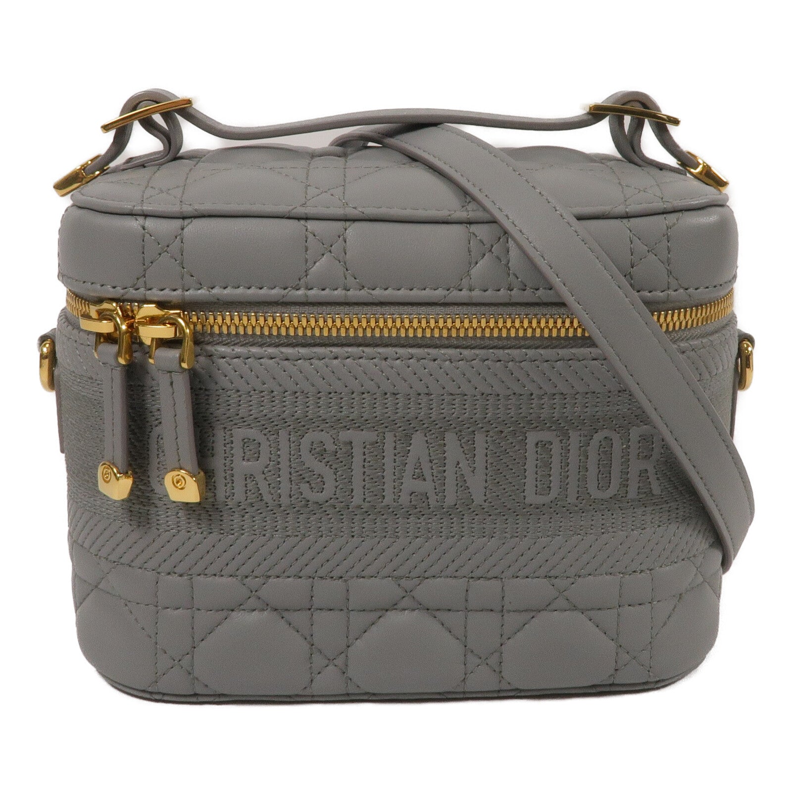 Dior 羊皮皮革Travel Vanity Case手挽肩背兩用袋