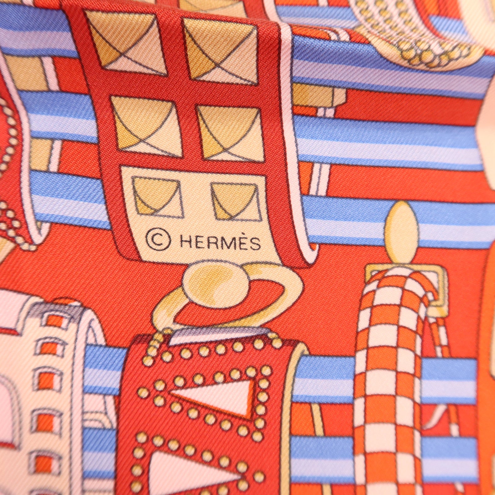 HERMES 絲質Scarf 90X90絲巾