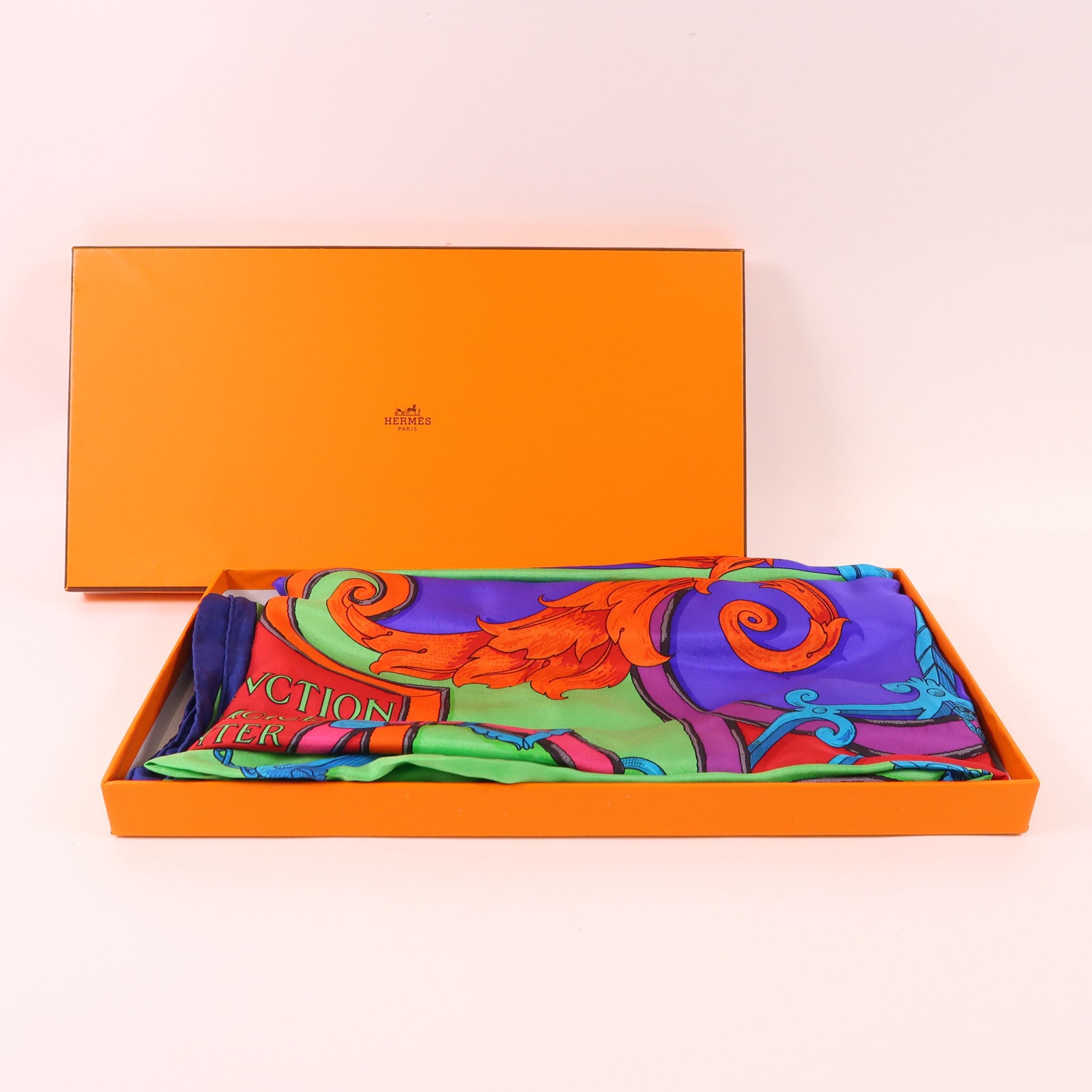 HERMES 絲質Scarf 140X140絲巾