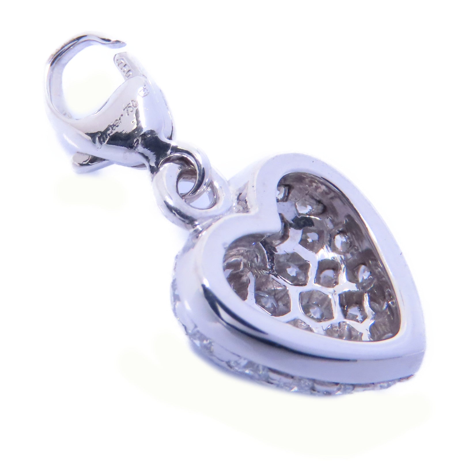 CARTIER 【激減優惠】18K白金Diamond Pendant鑽石吊墜