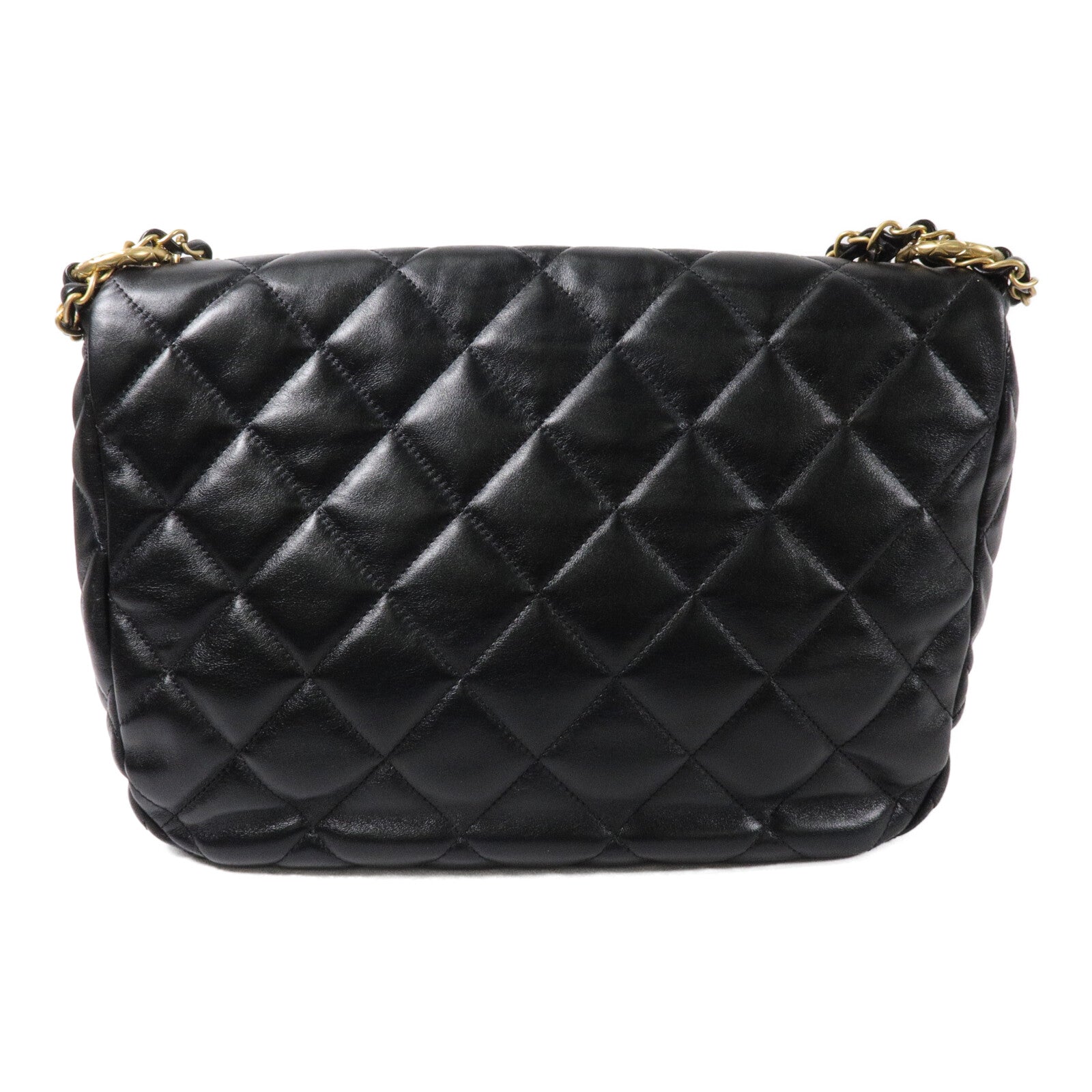 CHANEL 羊皮皮革Chain Shoulder鏈帶肩背袋