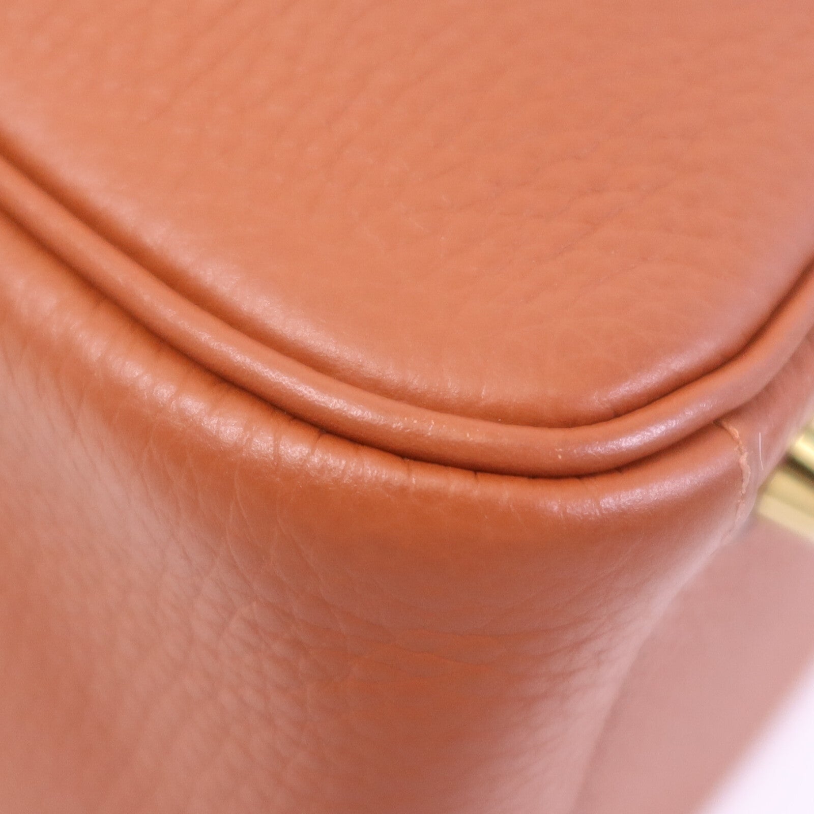 HERMES Clemence皮革Lindy 26金扣手挽肩背兩用袋Cuivre