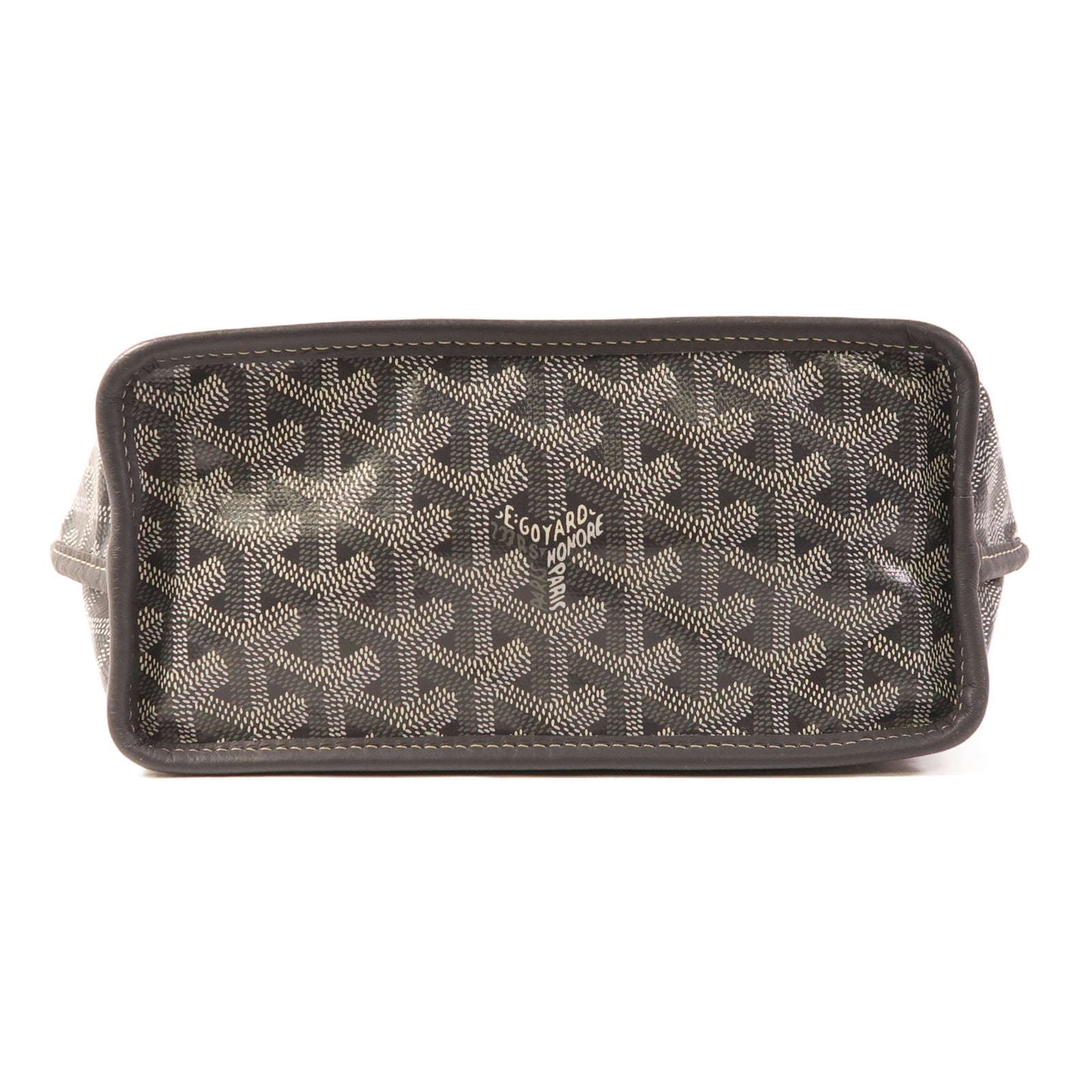 GOYARD 塗層帆布Mini Anjou Tote銀扣手挽袋