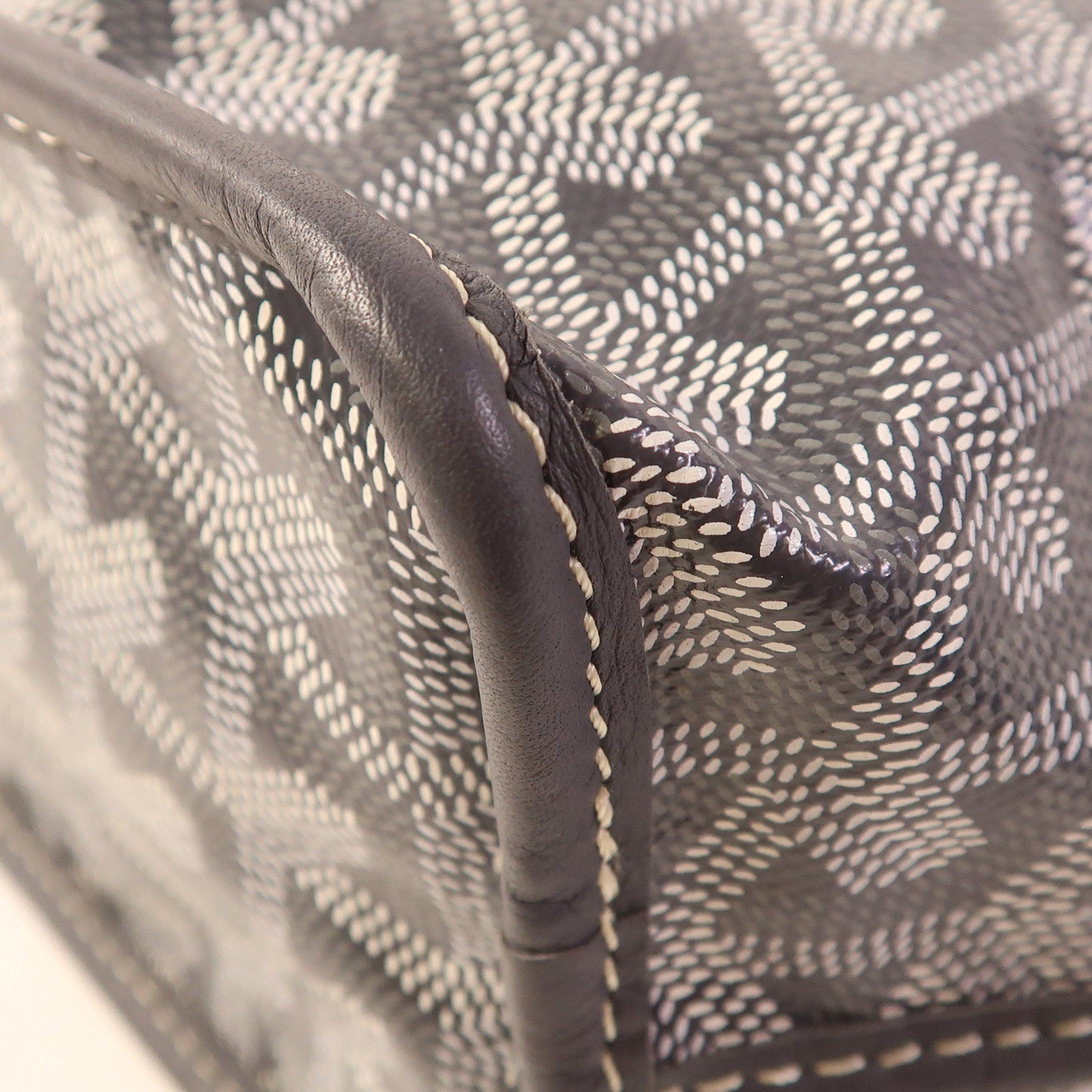 GOYARD 塗層帆布Mini Anjou Tote銀扣手挽袋