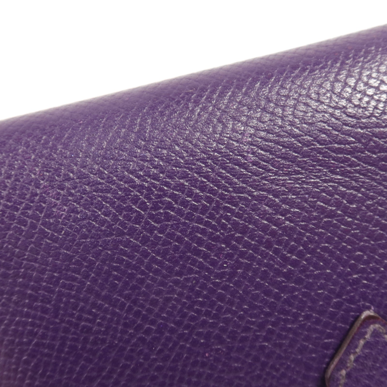 HERMES Epsom皮革Bearn Compact Wallet銀扣錢包