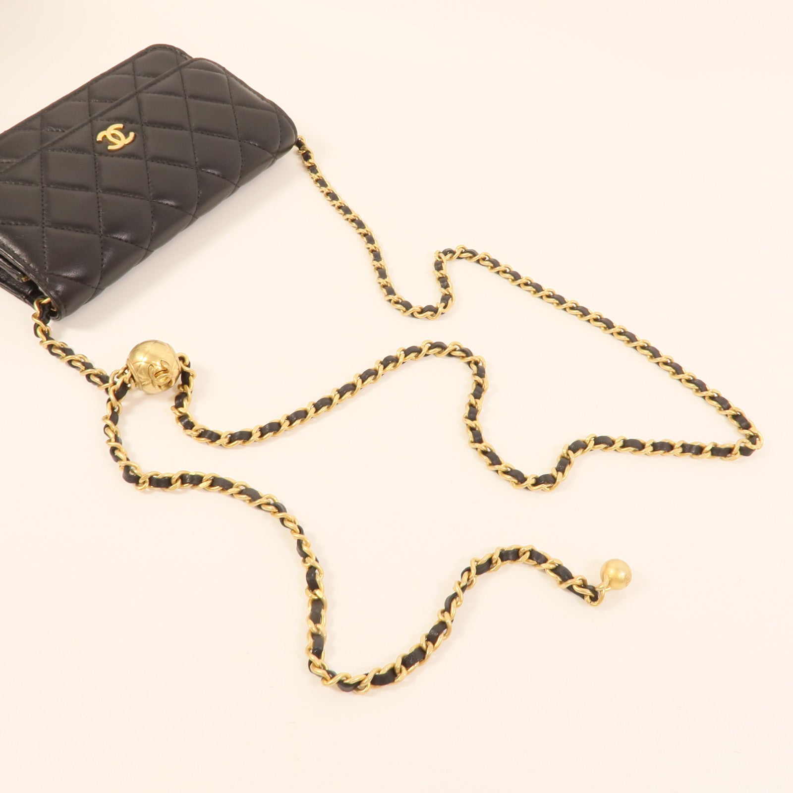 CHANEL 羊皮皮革Phone Bag肩背袋