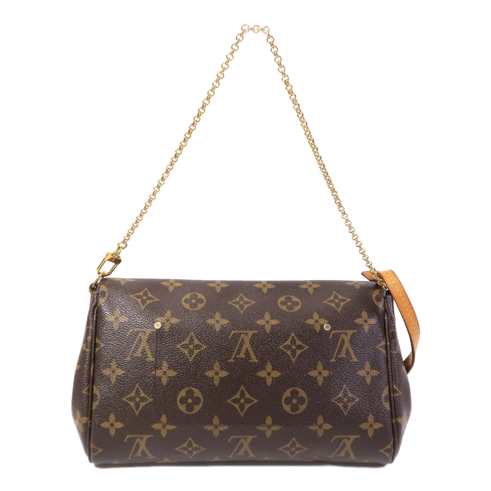 LOUIS VUITTON Monogram Favorite MM金扣手挽肩背兩用袋