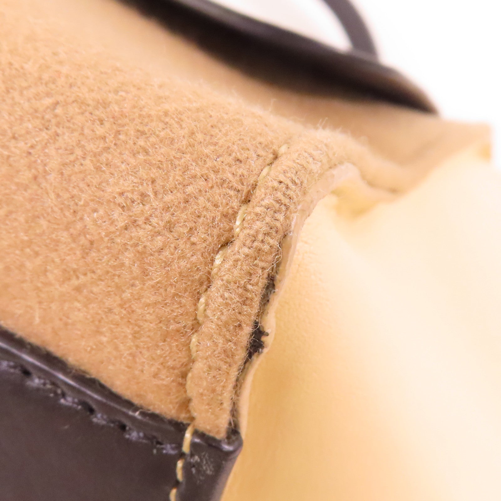 CELINE 牛皮皮革/Felt Trapeze銀扣手挽肩背兩用袋