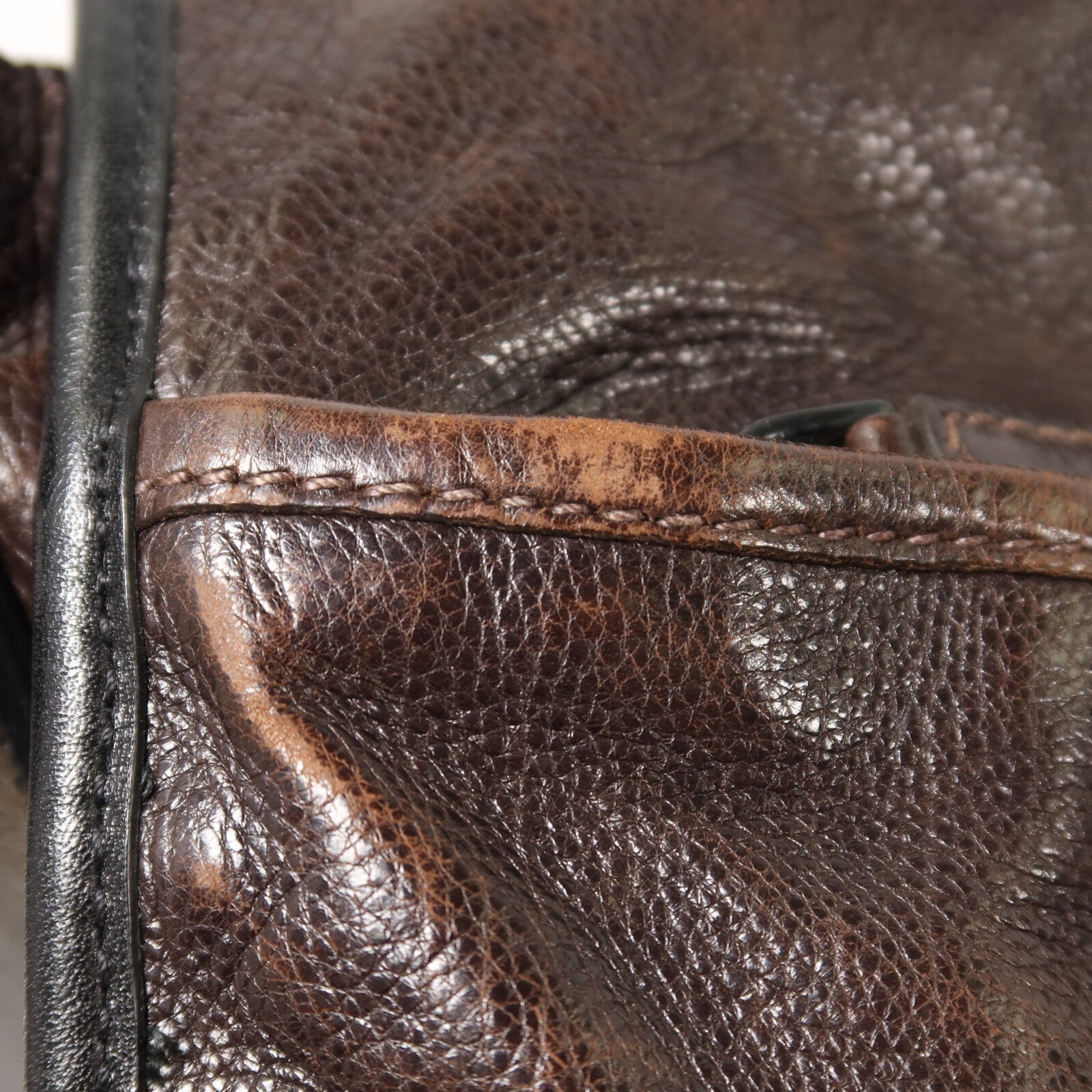 PRADA Cervo皮革Messenger Bag肩背袋