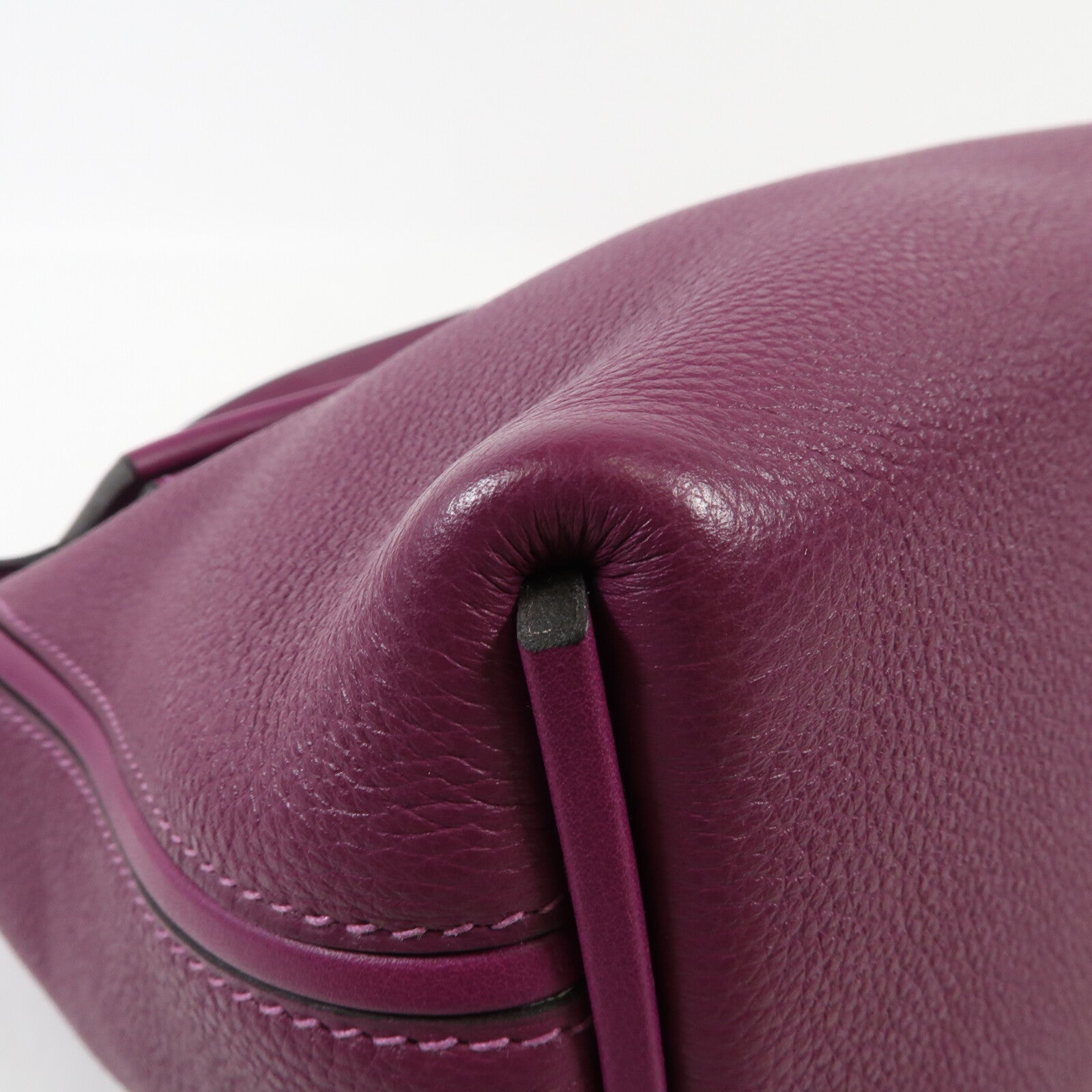 HERMES Clemence皮革24/24 29CM金扣手挽肩背兩用袋Anemone