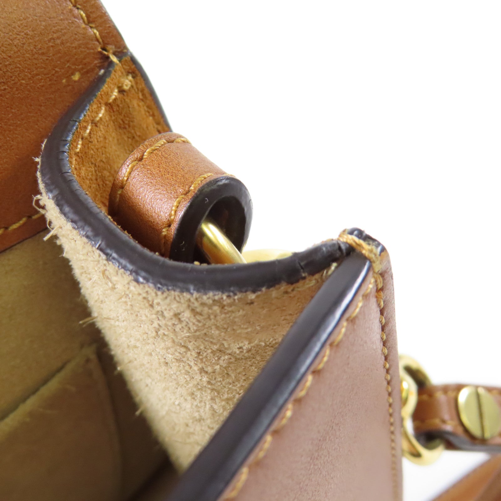 Chloe 【激減優惠】牛皮皮革Nile Bag金扣肩背袋