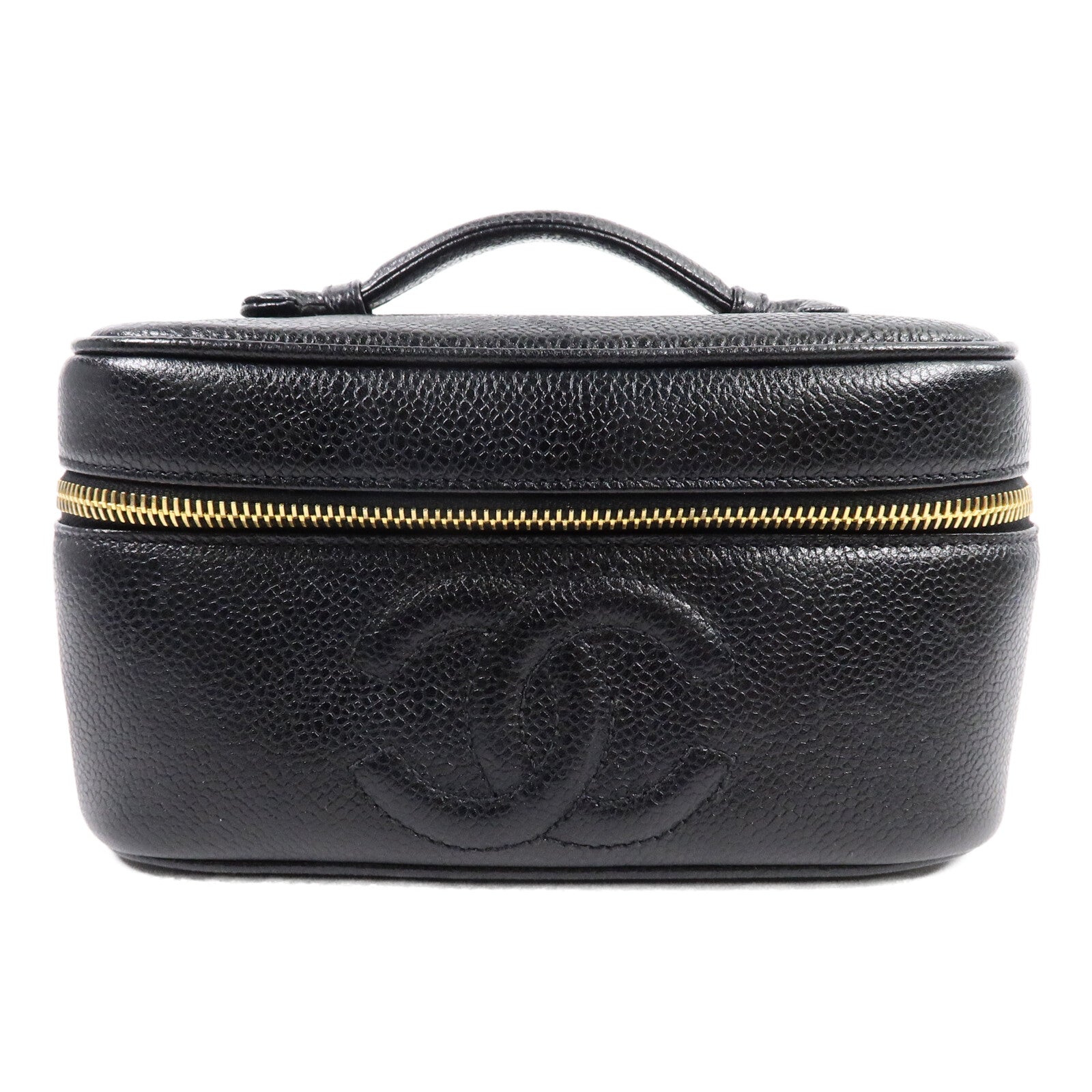 CHANEL 牛皮皮革Vintage Vanity Case手挽袋