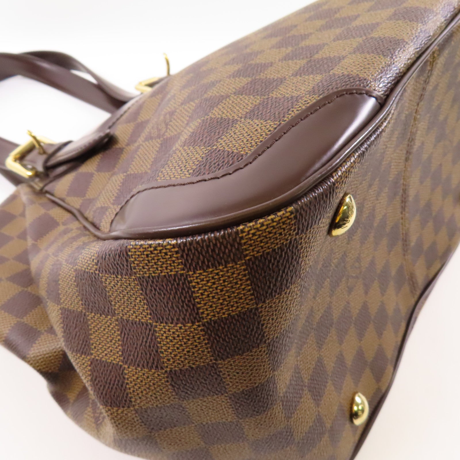 LOUIS VUITTON Damier Verona GM金扣肩背袋