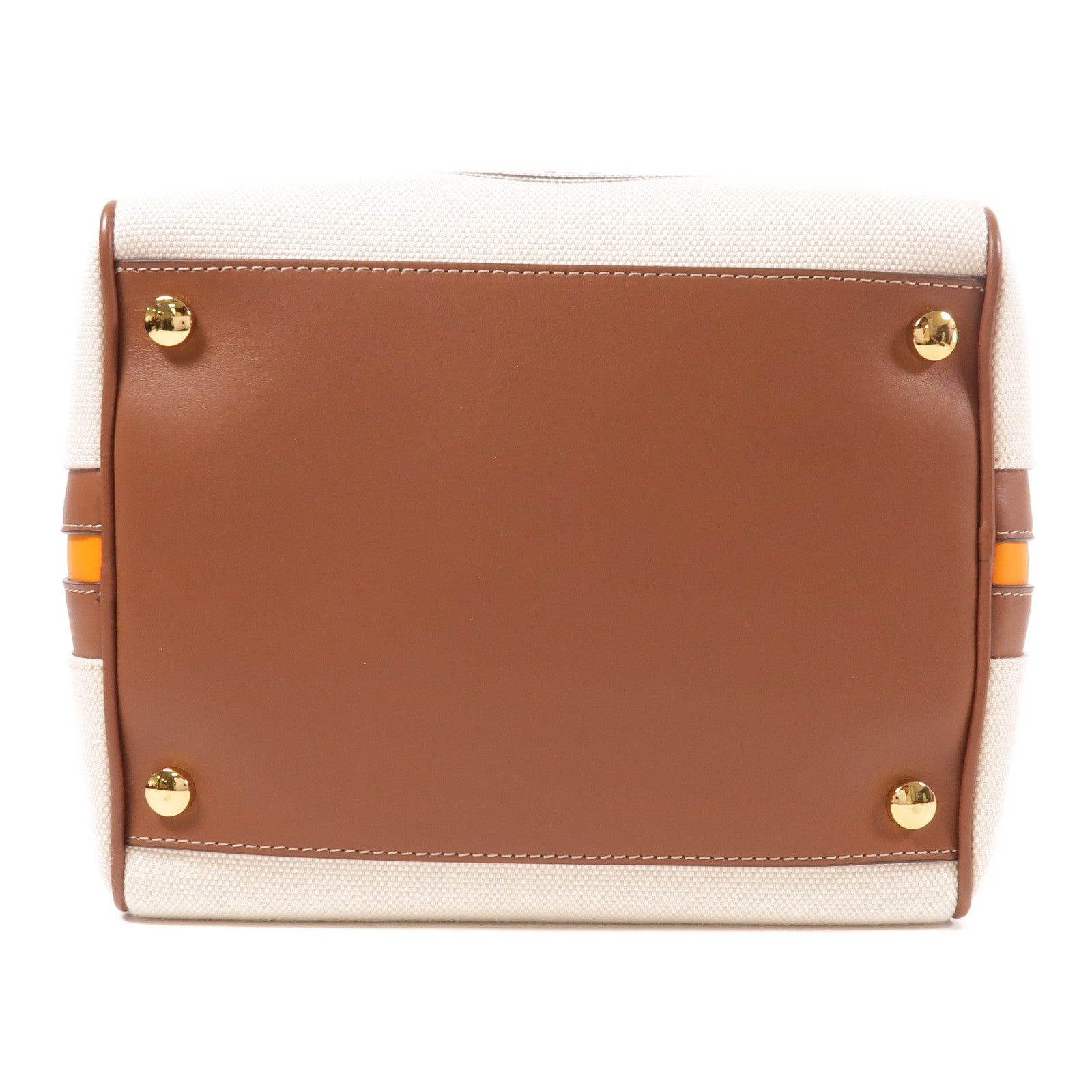 BURBERRY 帆布2 Way Shoulder金扣手挽肩背兩用袋