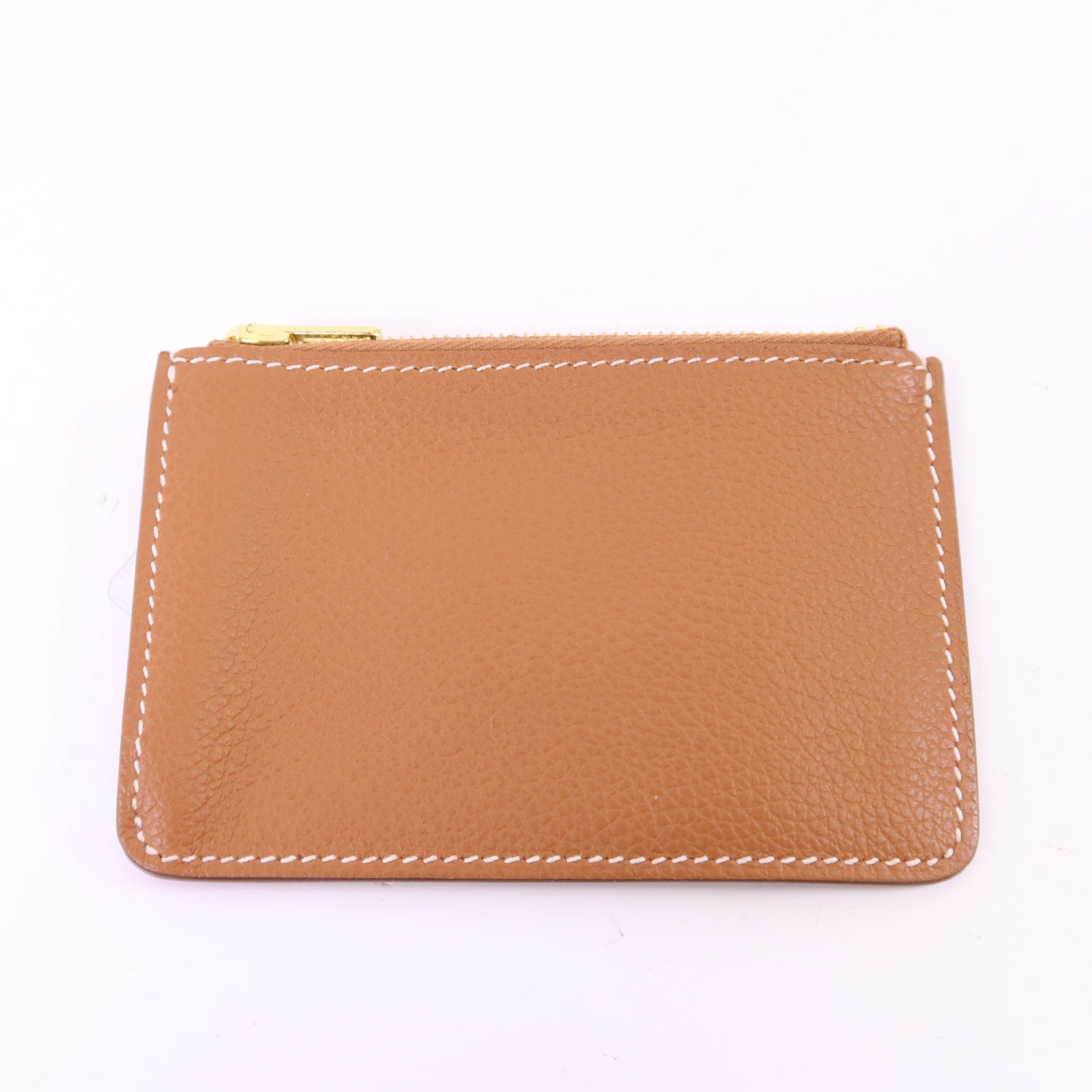 HERMES Evercolor皮革Roulis Slim金扣錢包Gold