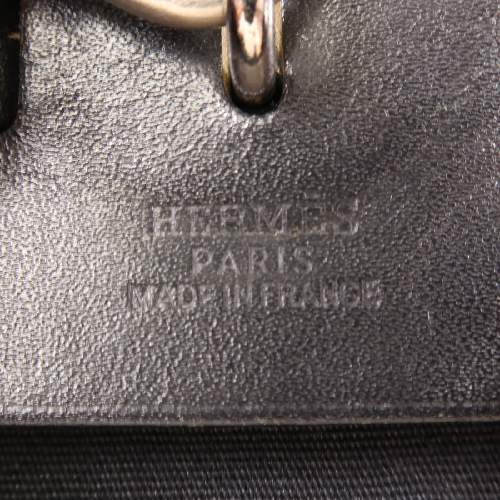 HERMES 帆布Herbag Backpack銀扣背包