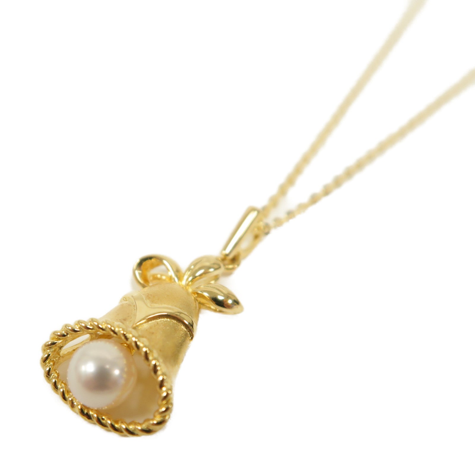 MIKIMOTO 珍珠/18K黃金Necklace項鍊金色