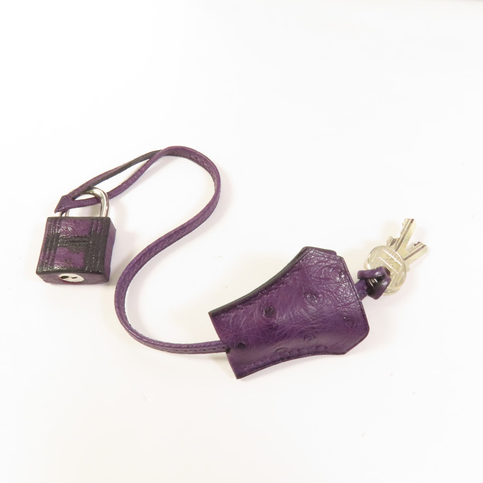 HERMES 【激減優惠】鴕鳥皮革Birkin 30銀扣手挽袋Amethyst
