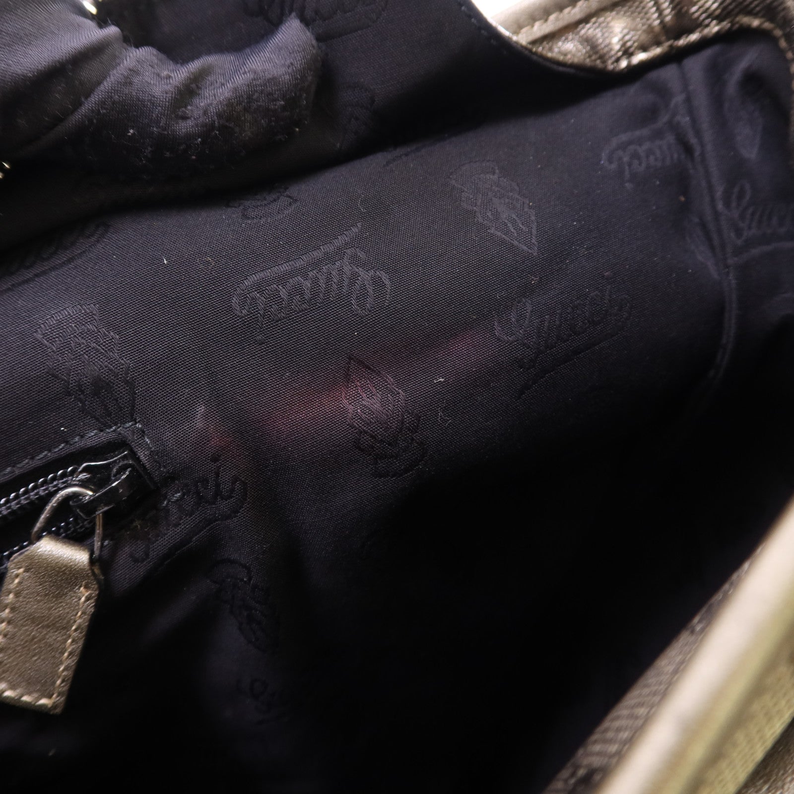 GUCCI 塗層帆布Shoulder Tote肩背袋/手挽袋