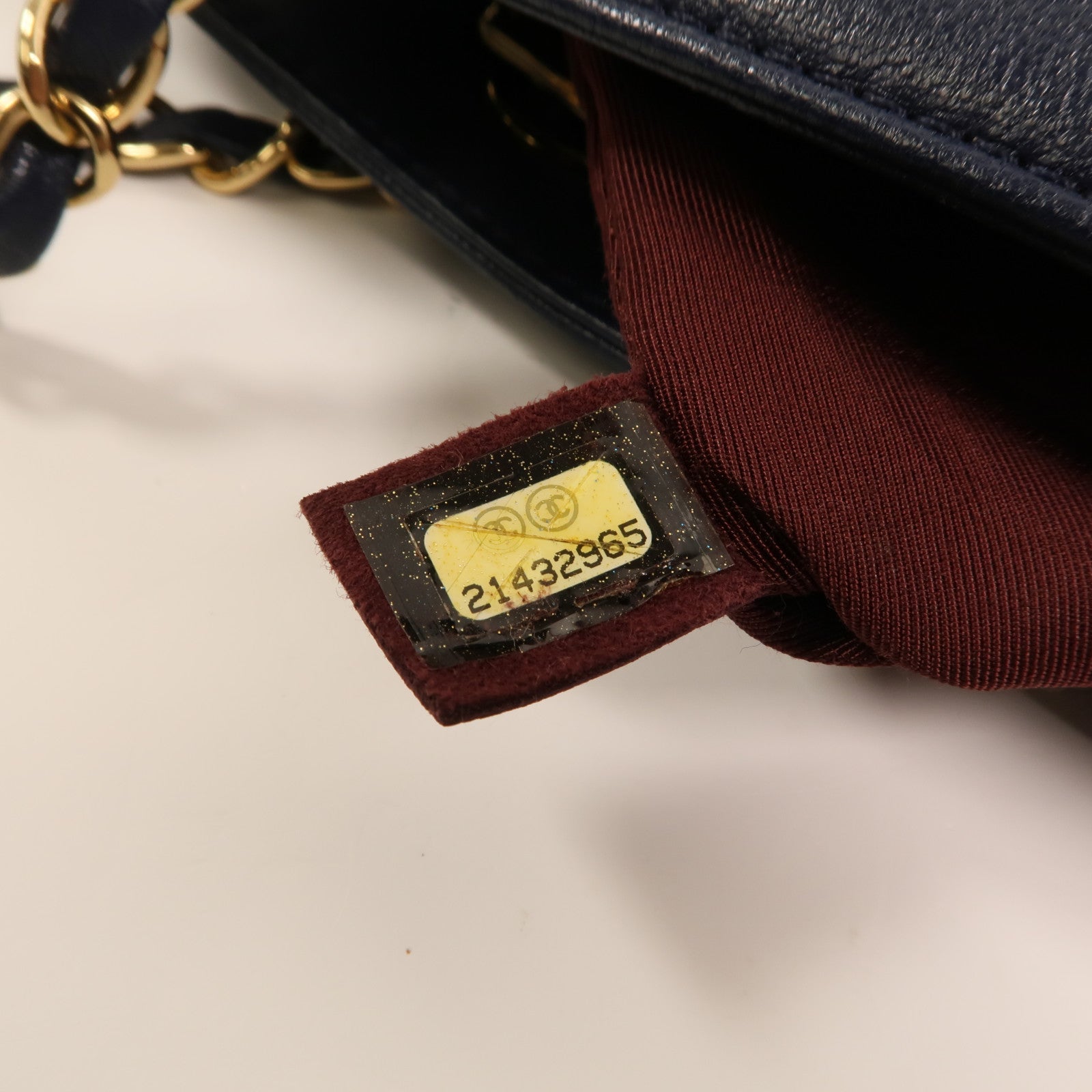 CHANEL 牛皮皮革Mademoiselle Vintage Tote金扣鏈帶肩背袋