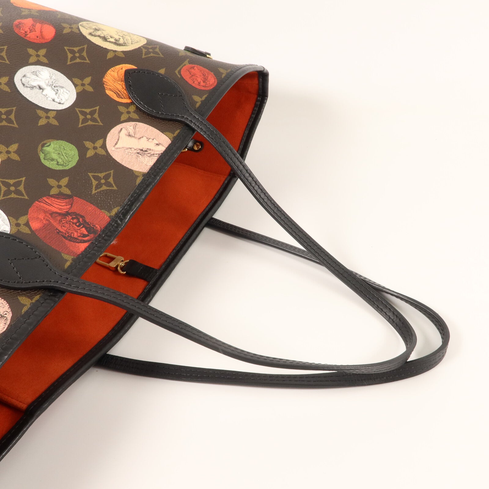LOUIS VUITTON Monogram Cameo LV x Fornasetti Neverfull MM手挽袋