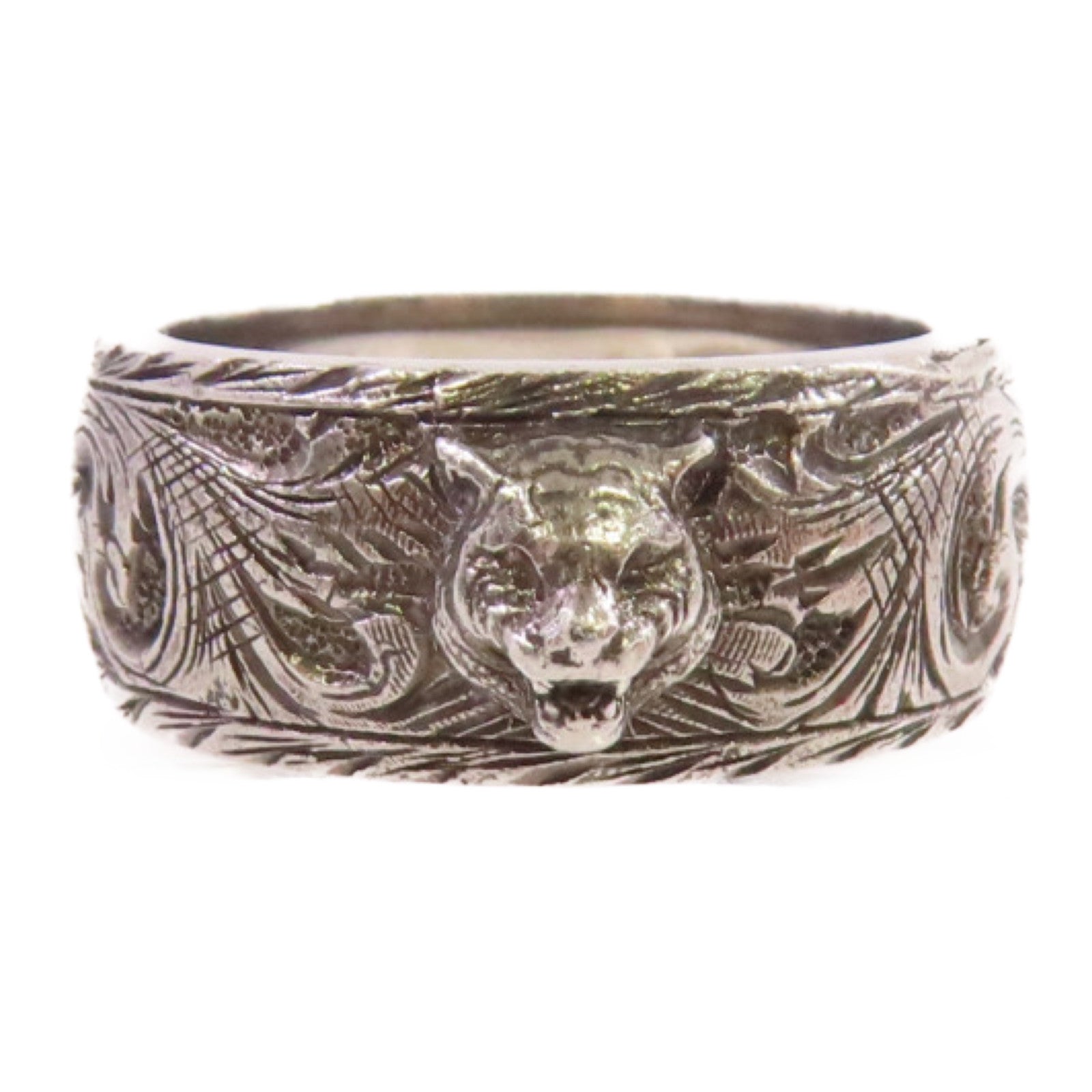 GUCCI 925純銀Arabesque Ring戒指Gucci#23/US#10