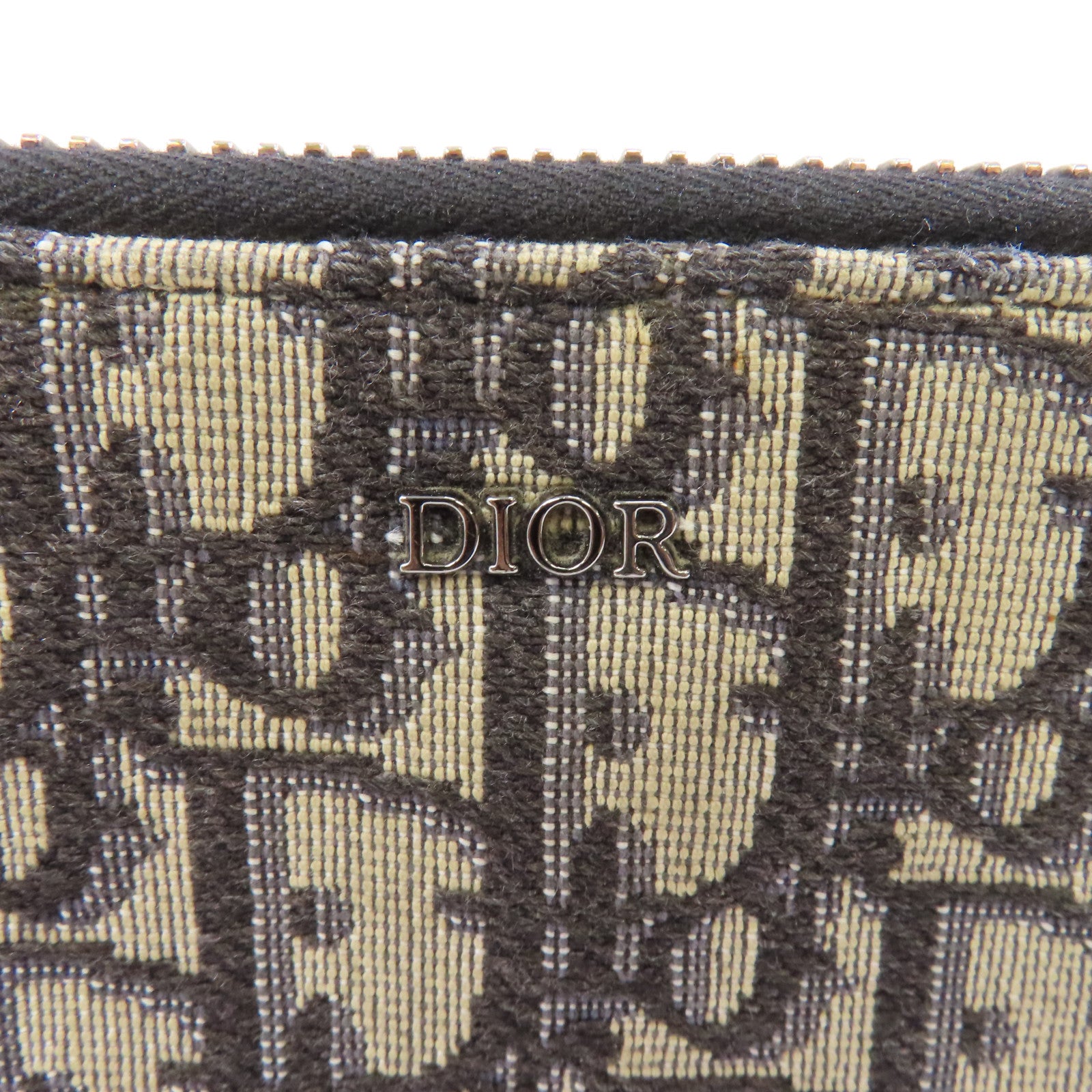 Dior 帆布Camera Bag銀扣肩背袋黑色