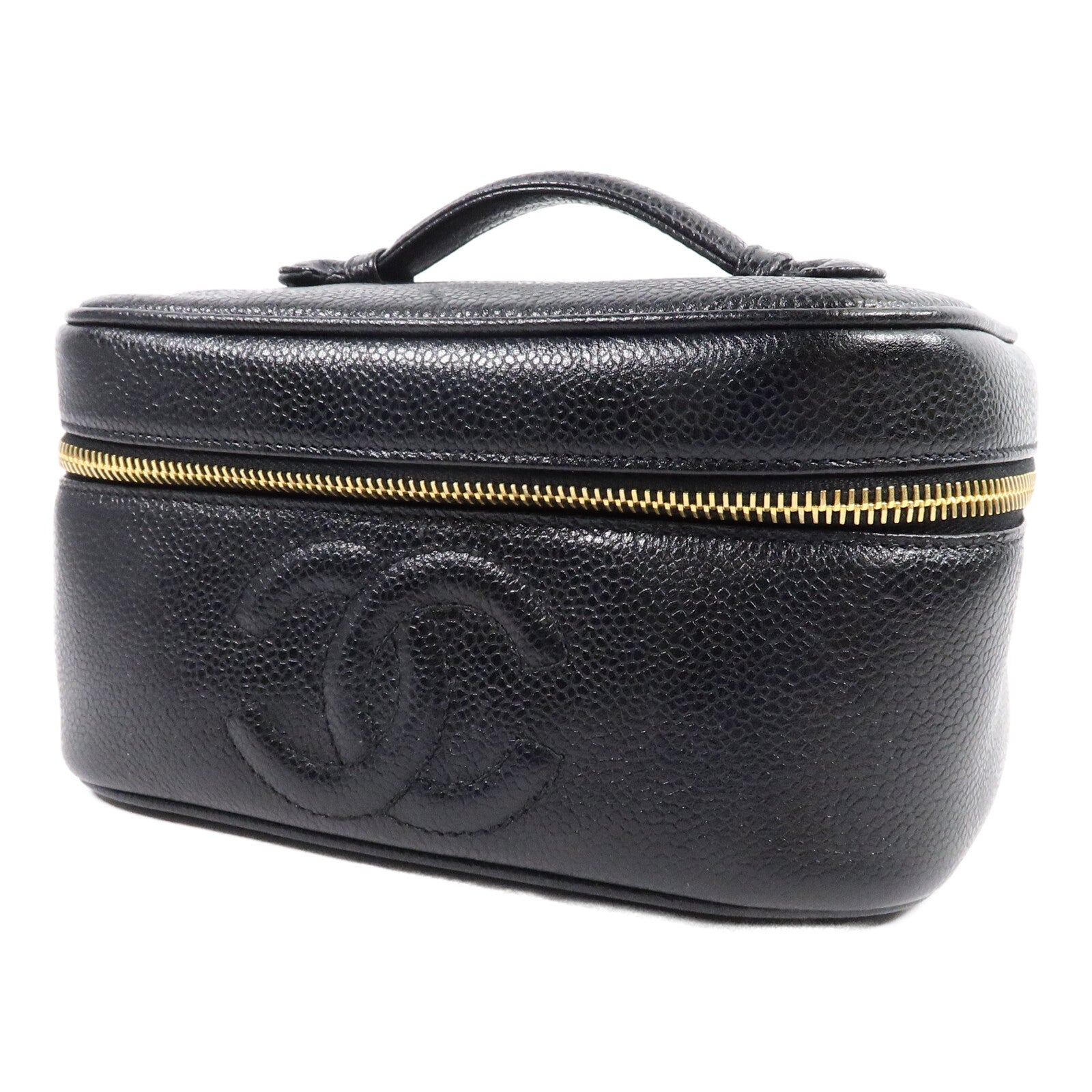 CHANEL 牛皮皮革Vintage Vanity Case手挽袋